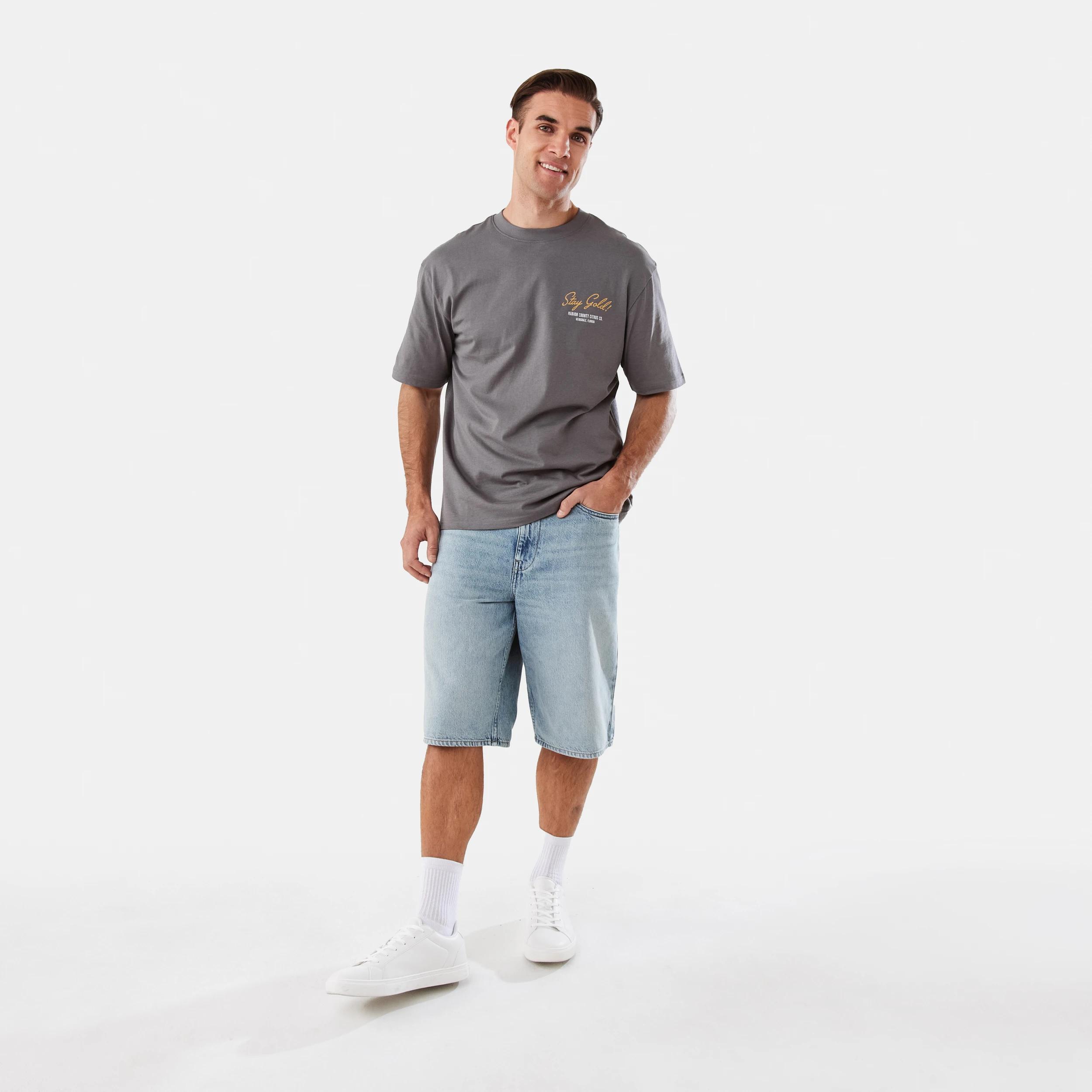 2 Baggy Denim Shorts Light Wash, 2 of 6