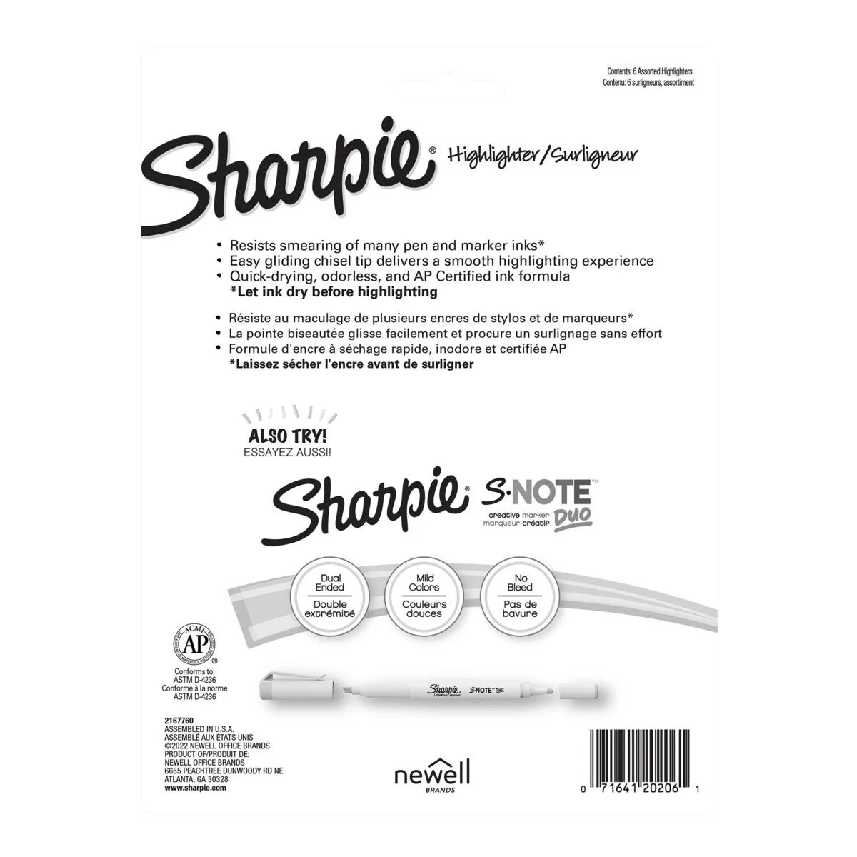 3 Anko 6 Pack Sharpie Highlighters - Pastel - Multi, 3 of 8