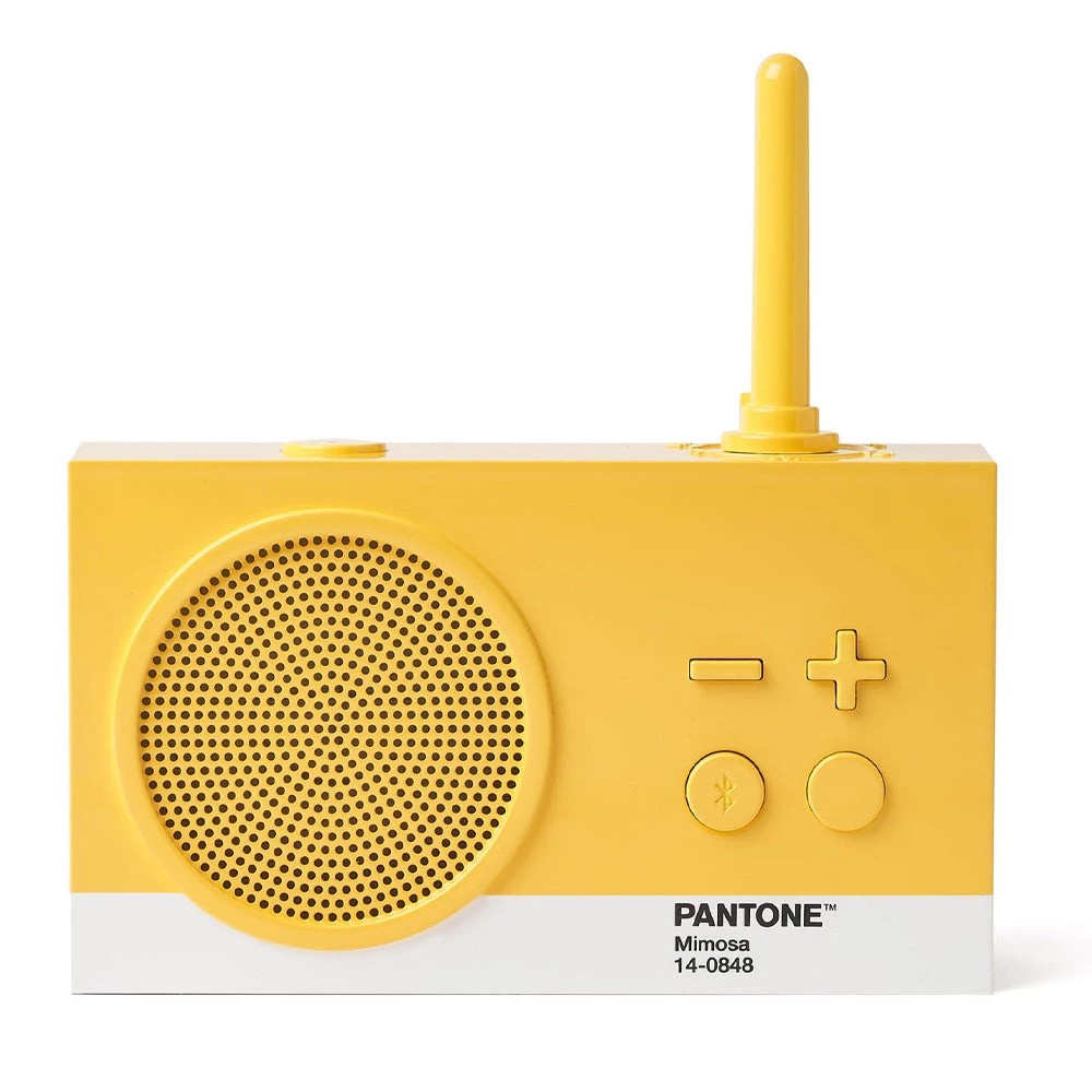 1 Lexon Thykho 3 Fm Radio & Bluetooth Speaker PANTONE -Yellow, 1 of 5