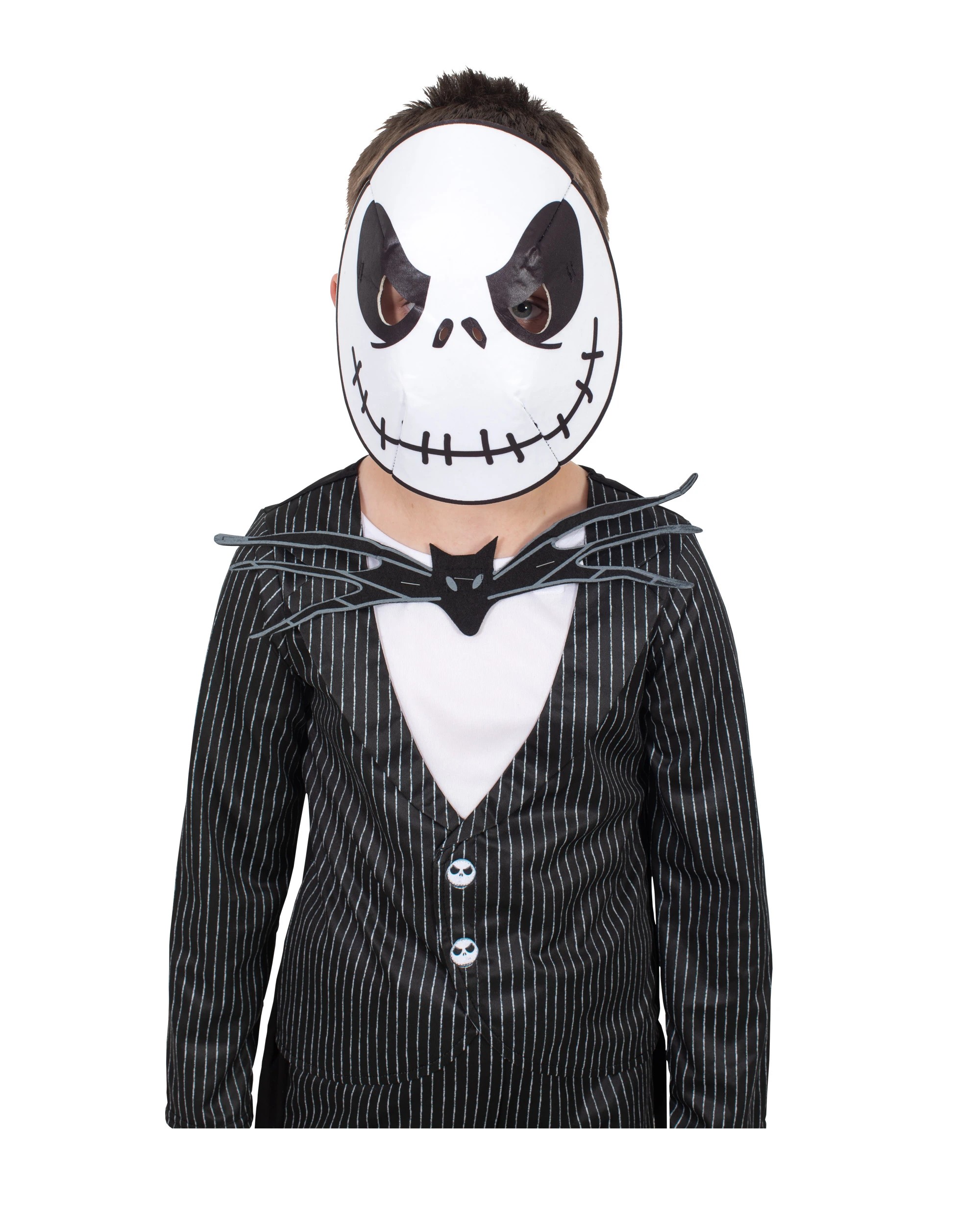 3 The Nightmare Before Christmas - Jack Skellington Deluxe Kids Costume Size 6-8yrs
 - Black, 3 of 4