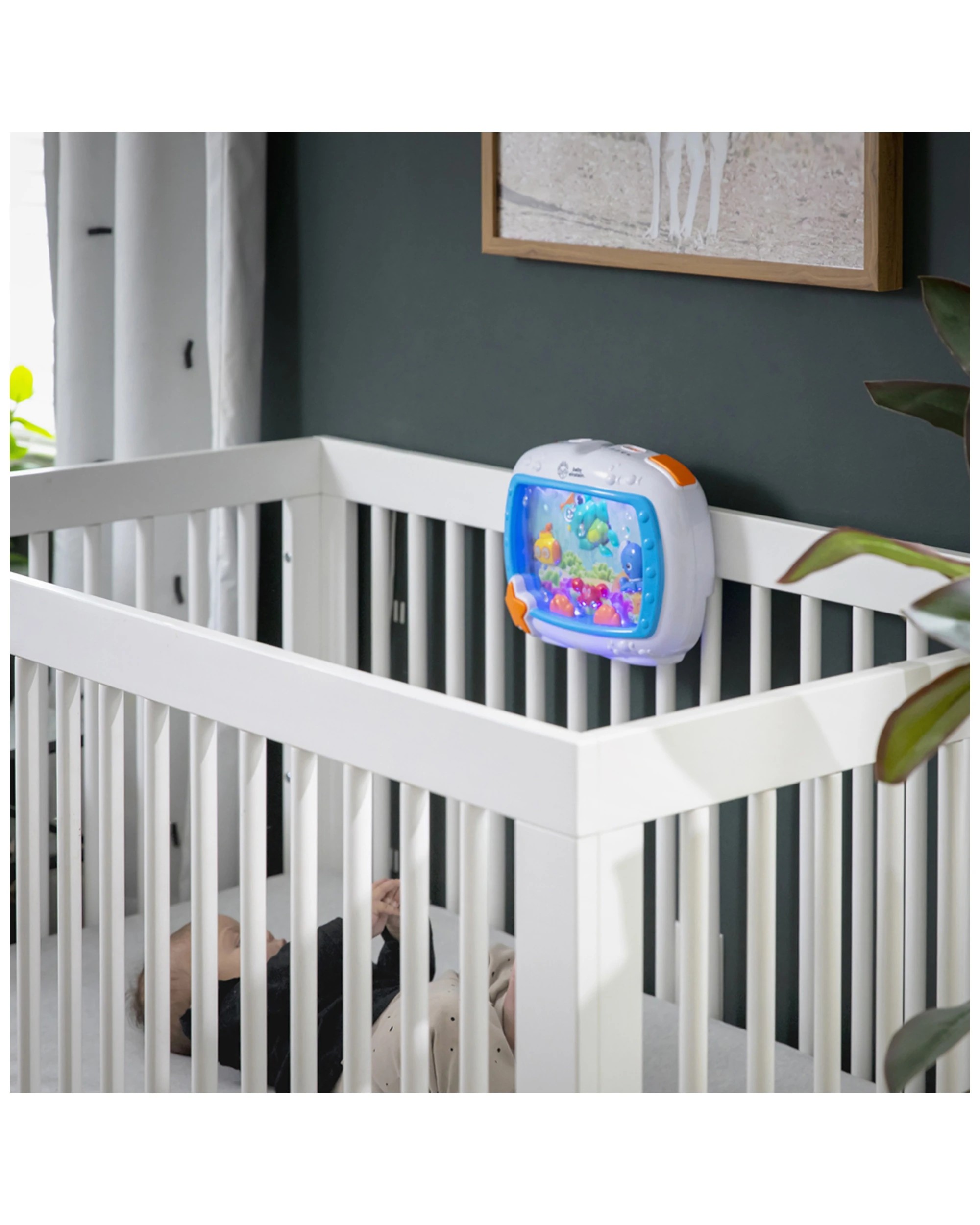 5 Baby Einstein Sea Dreams Soother Baby Sleep Soother Remote Control Crib Toy 0m+
 - White, 5 of 6