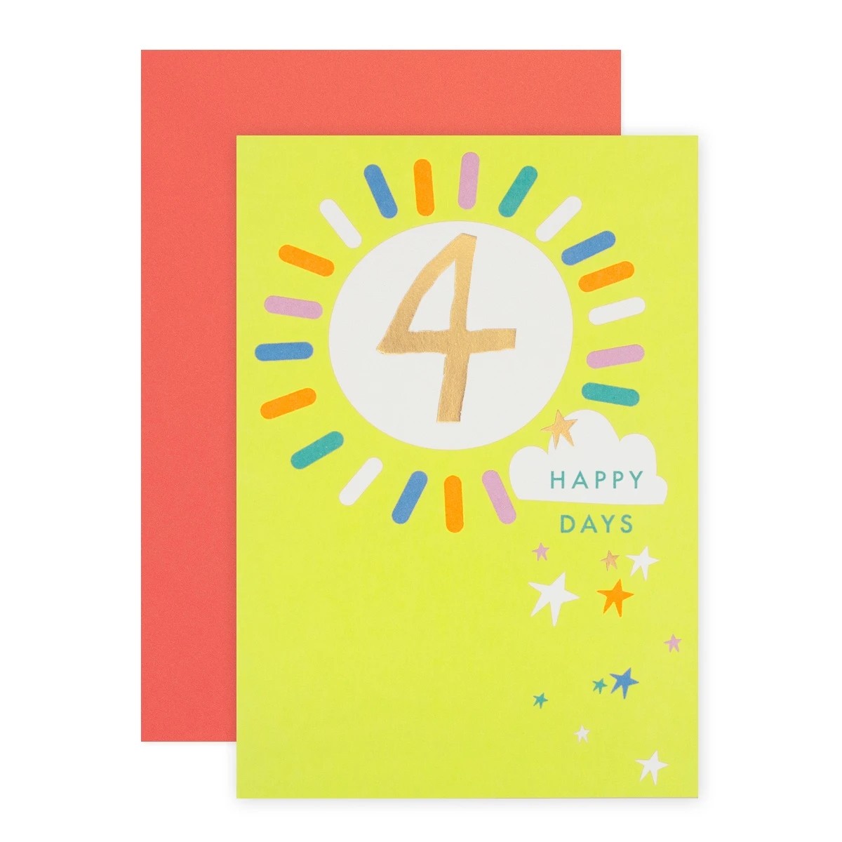 1 Connections from Hallmark 4th Birthday Card - Happy Days, 1 of 3