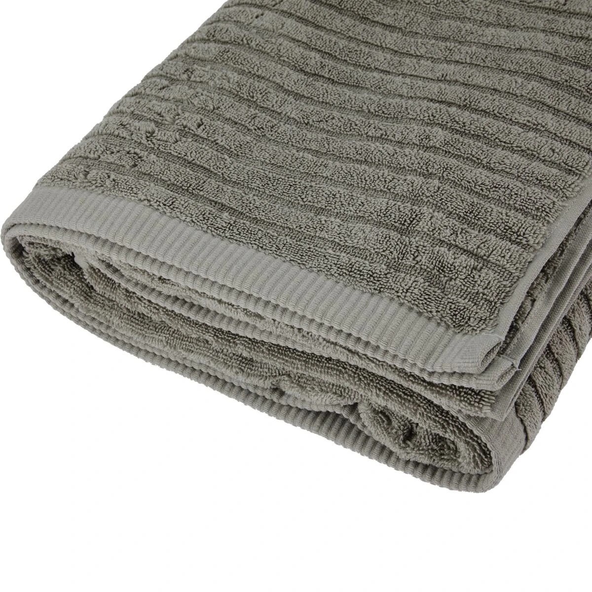 4 Cotton Bath Sheet - Silver, 4 of 5