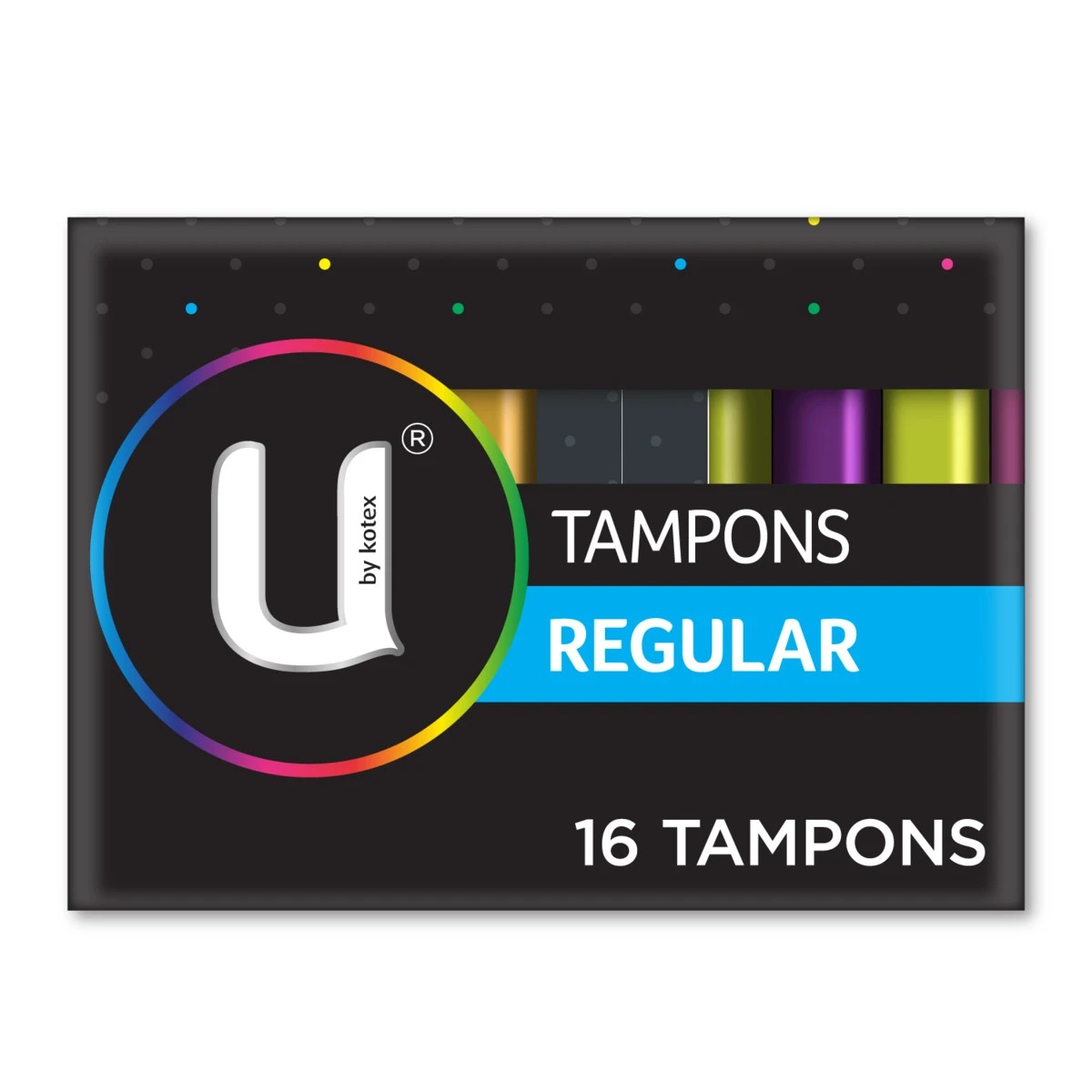 6 U by Kotex 16 Pack Regular Slim Tampons, 6 of 8