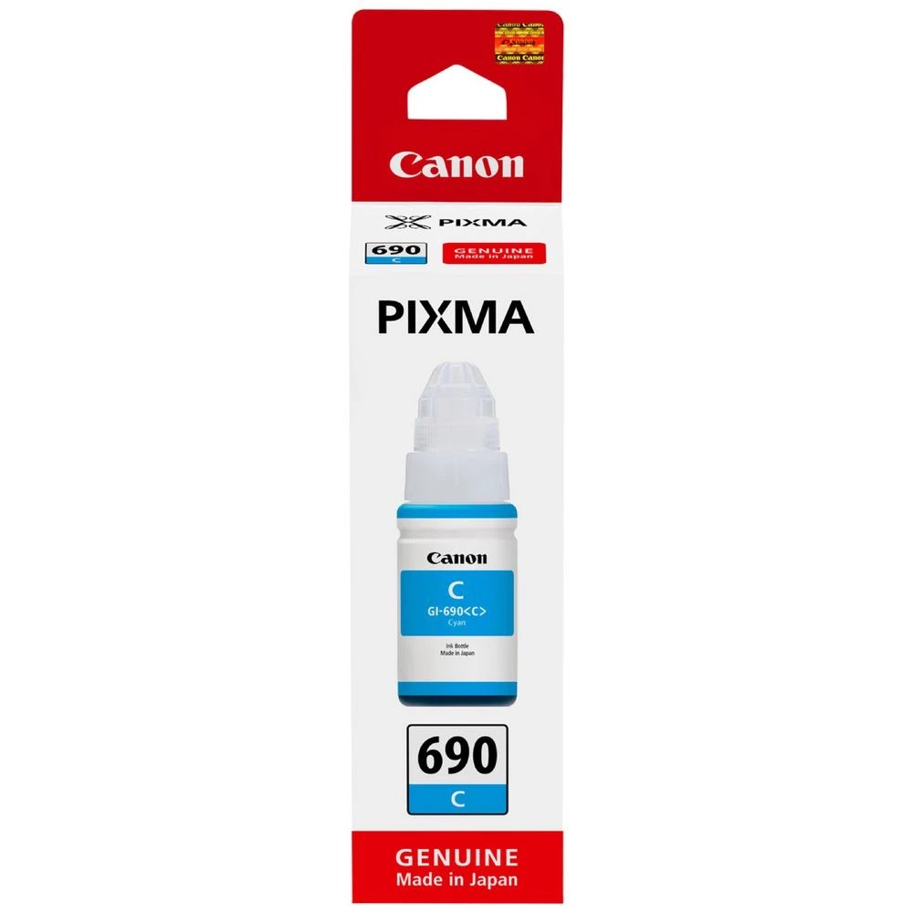 1 Canon GI 690 MegaTank Refill Cyan, 1 of 5