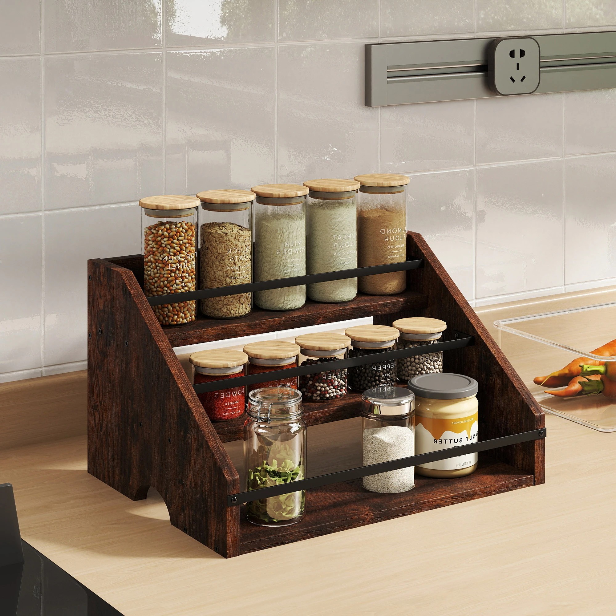 8 Toque Counter Top Wine Rack, 8 of 9