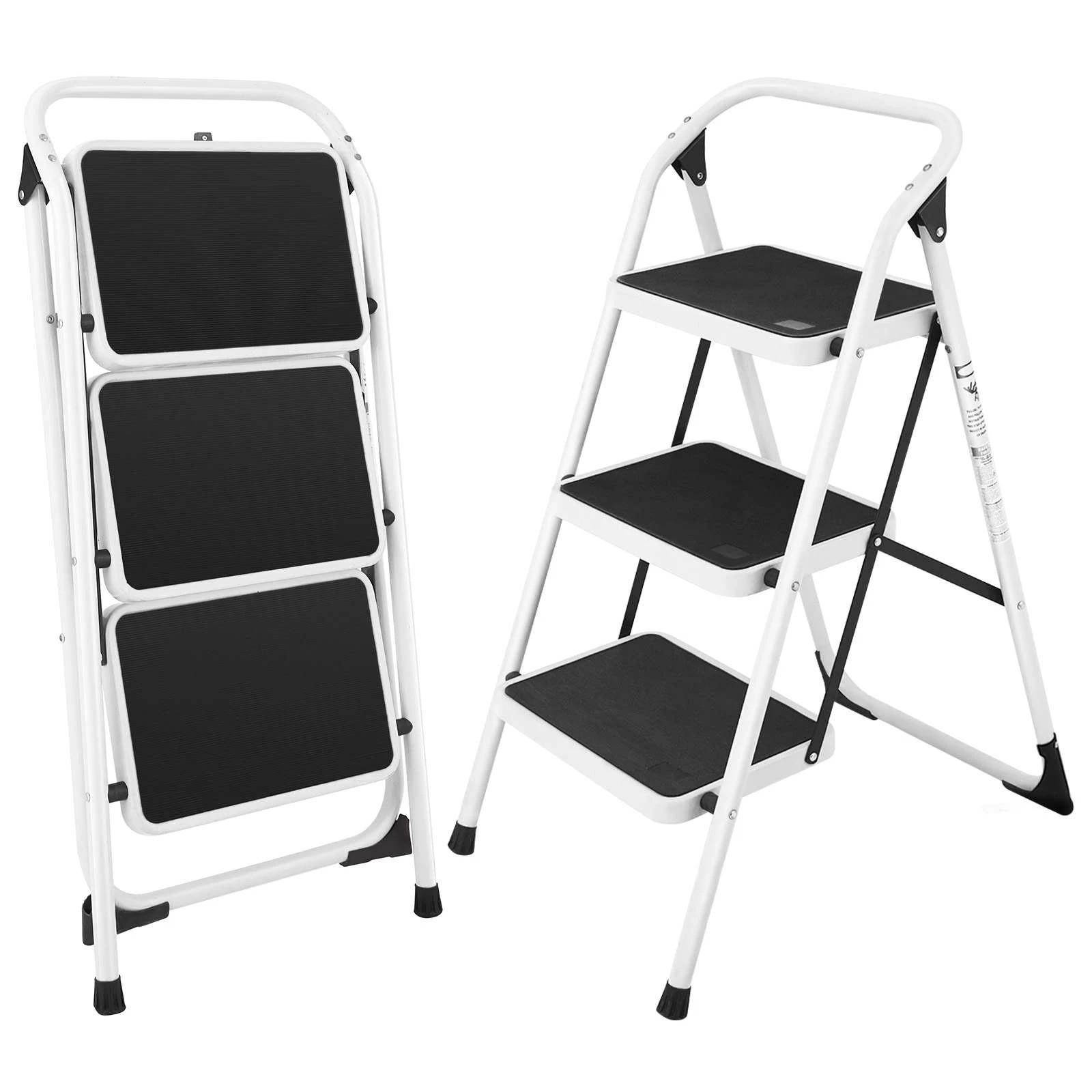 1 Costway Folding 3 Step Ladder w/Anti-Slip Pedal & Convenient Hand Grip, 1 of 1