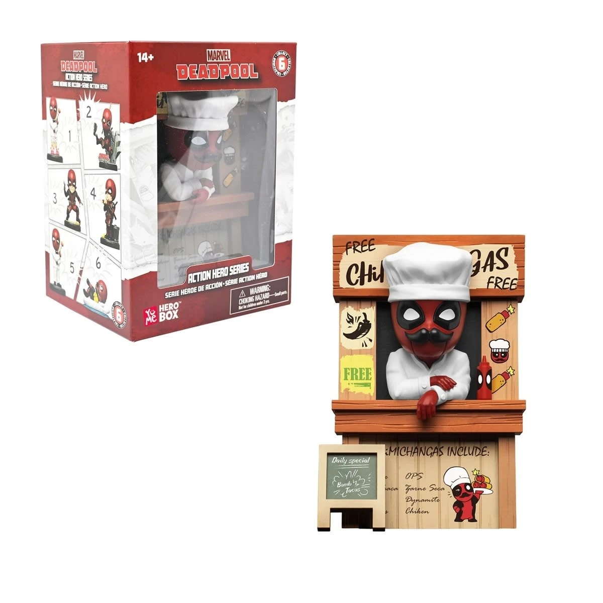 3 YuMe HeroBox Marvel Deadpool Action Hero Series - Assorted, 3 of 9