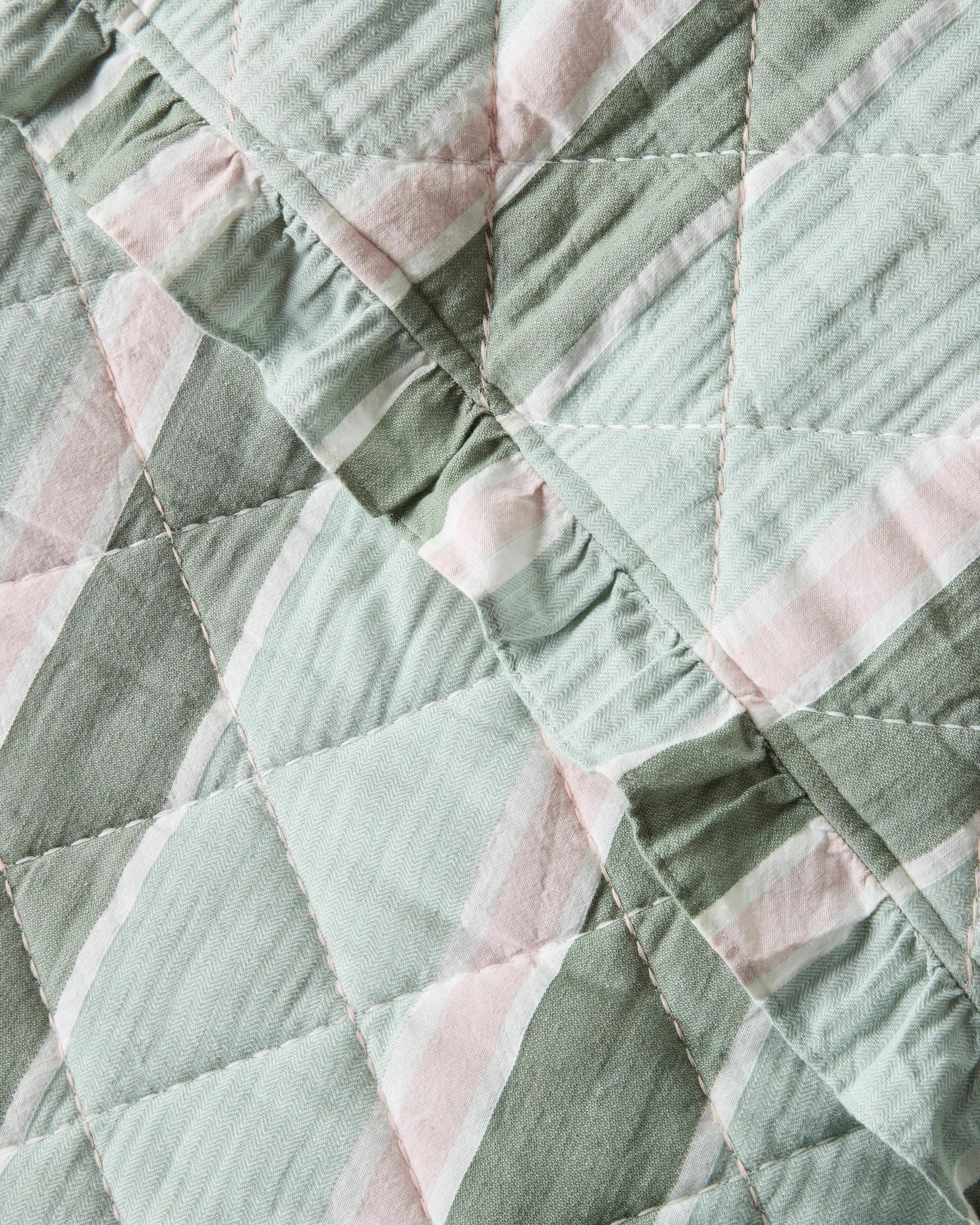 3 Target Aubrey Ruffle Coverlet Set - Super King Bed - Green, 3 of 3