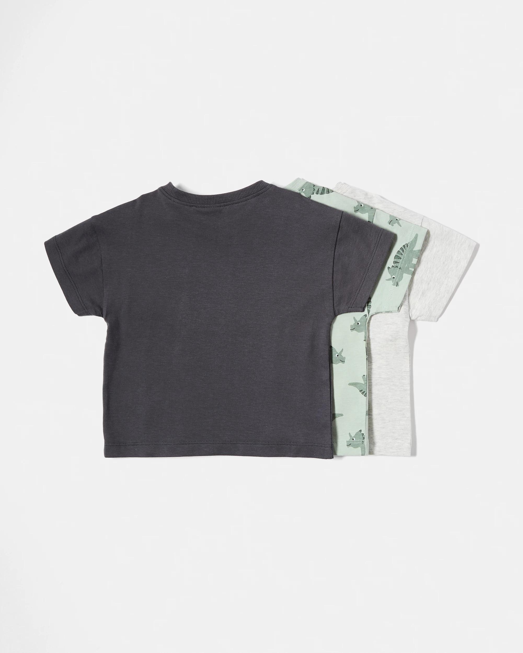 2 3 Pack Short Sleeve T-shirt DINO EXPLORER, 2 of 8