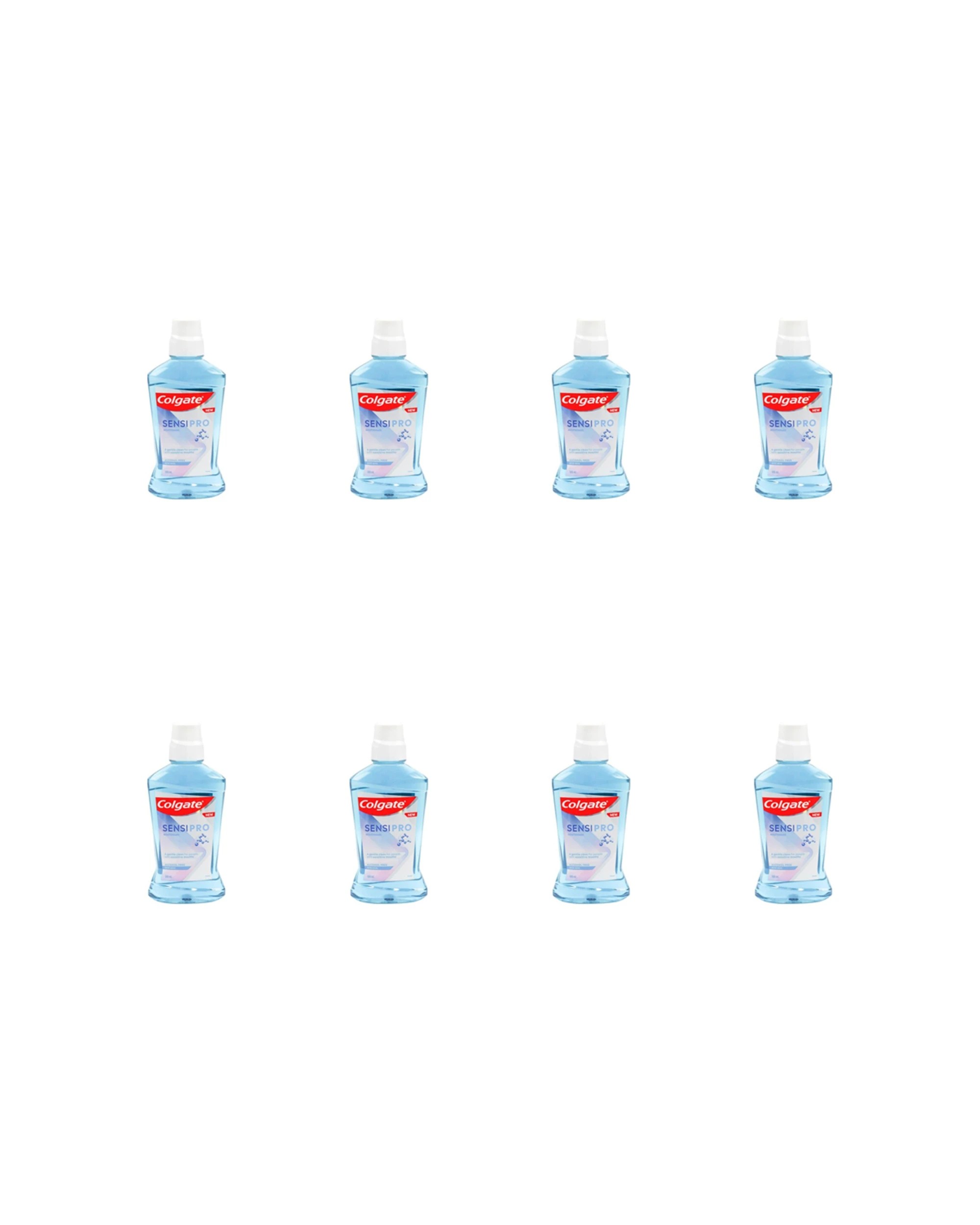 1 Colgate Sensipro 8PK Mouthwash Mild Alcohol Formula 500ml Sensitive Mouths - Blue, 1 of 4