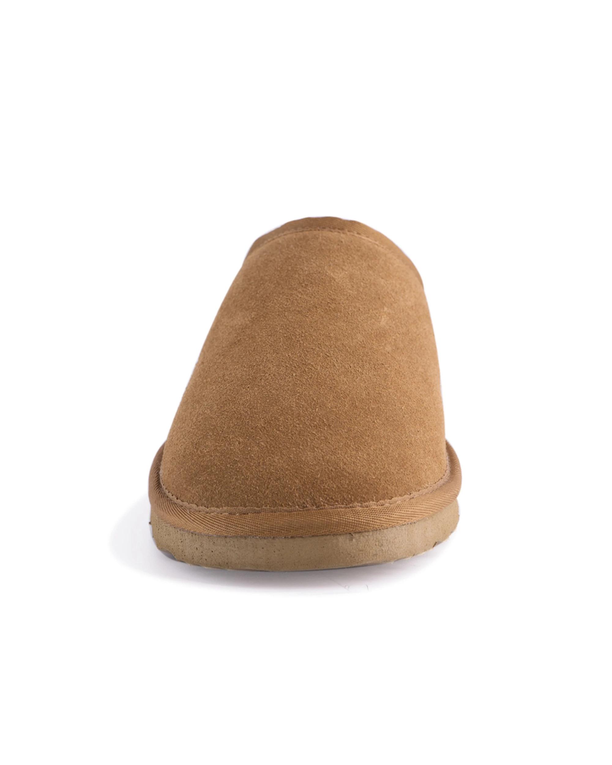 4 AUS WOOLI Sheepskin Wool Manly Slippers TAN, 4 of 5