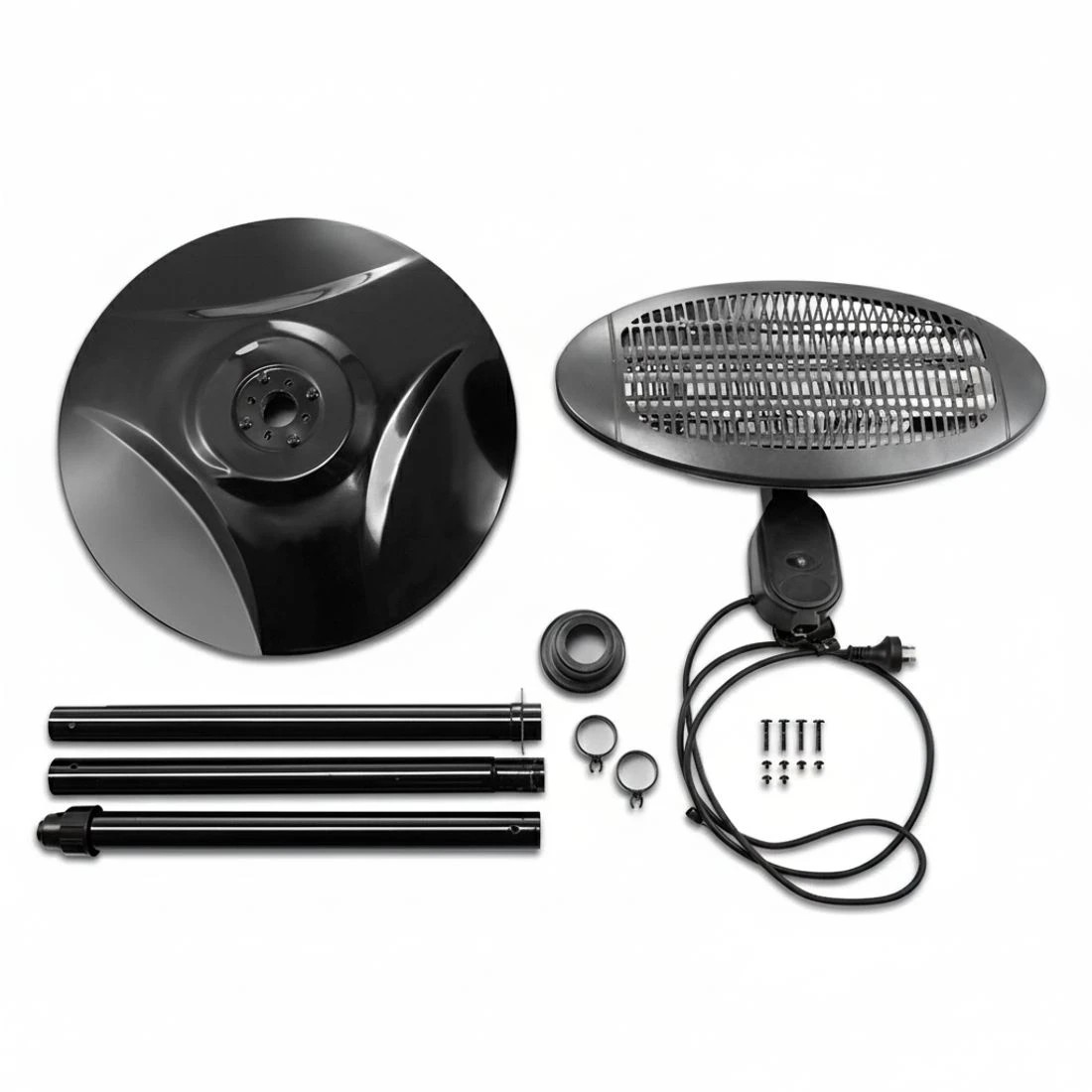 7 Devanti Electric Patio Heater - Black, 7 of 8