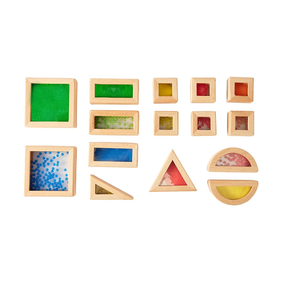 5 15 Piece Sensory Sand and Bead Colour Blocks Set, 5 of 10