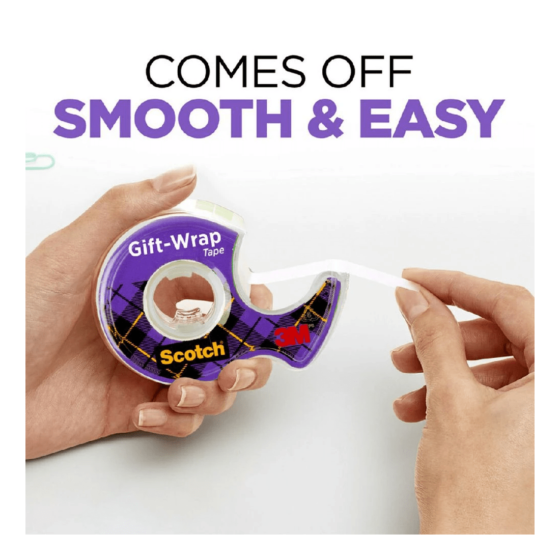 3 Scotch Gift Wrap Tape with Dispenser 19 mm x 15.2 m 2 Pack, 3 of 7