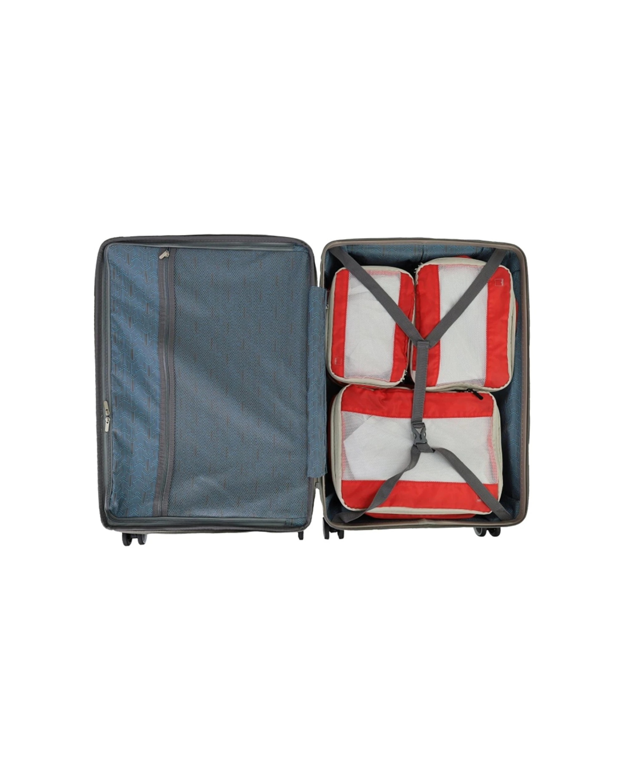7 Pierre Cardin 2pc Polycarbonate Medium & Carry On Luggage Suitcase Set - Black, 7 of 7