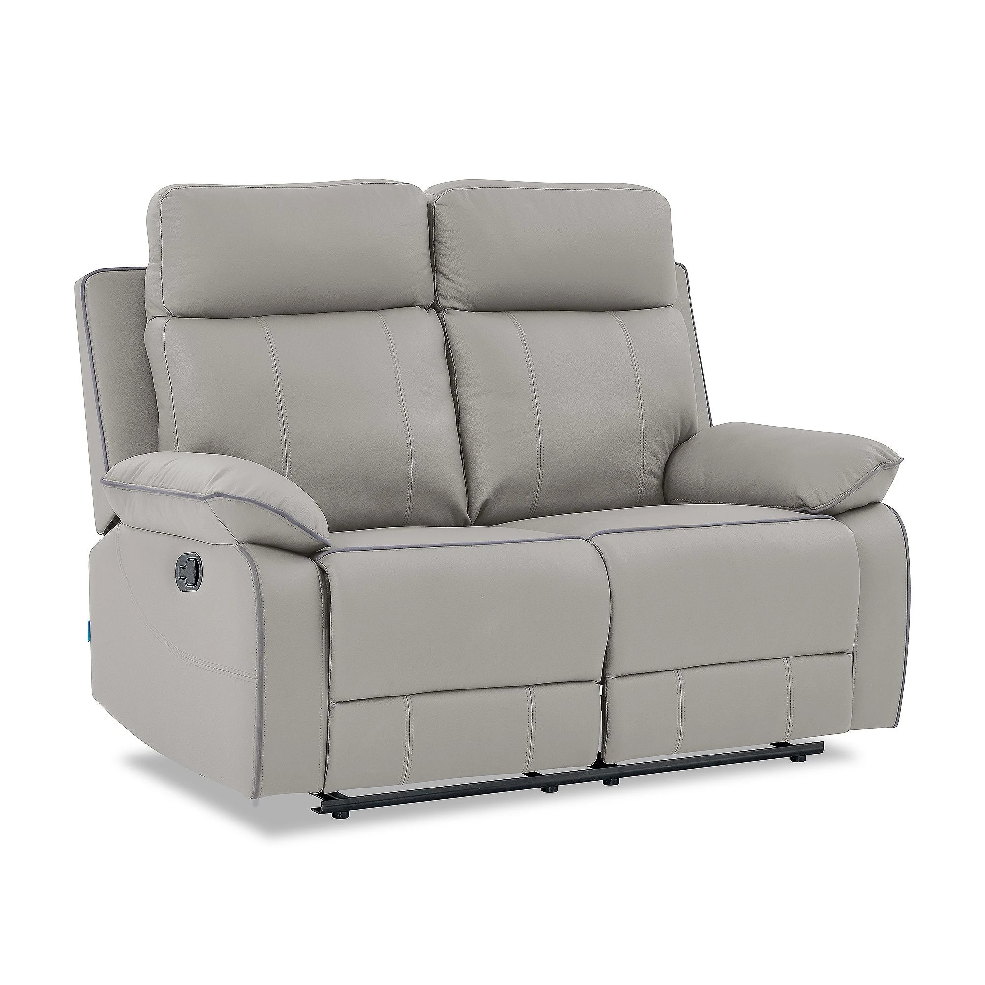 1 Foret 2-seater Sofa Lounge Convertible Couch Furniture Ottoman Recliner Chaise, 1 of 5