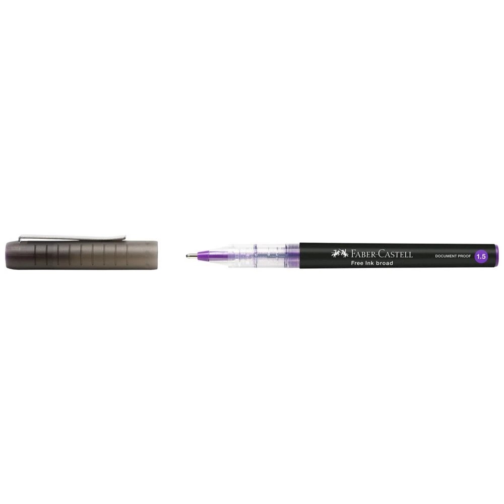 3 Faber Castell Free Ink Rollerball Pen 1.5 mm Violet, 3 of 4