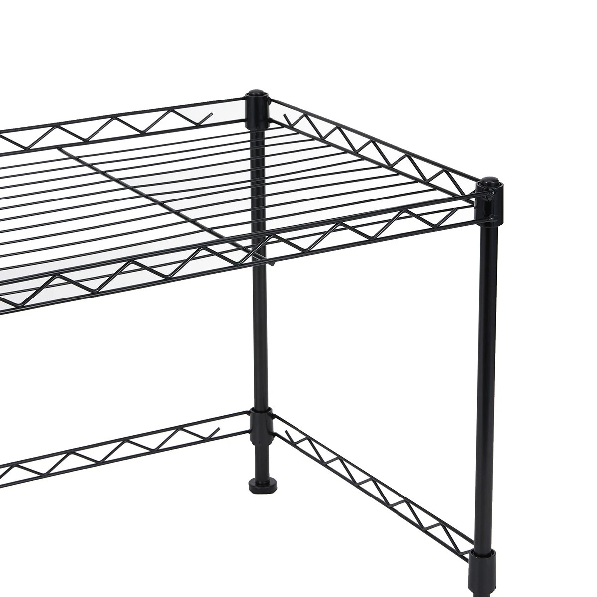 4 Over Microwave Shelf - Black, 4 of 6