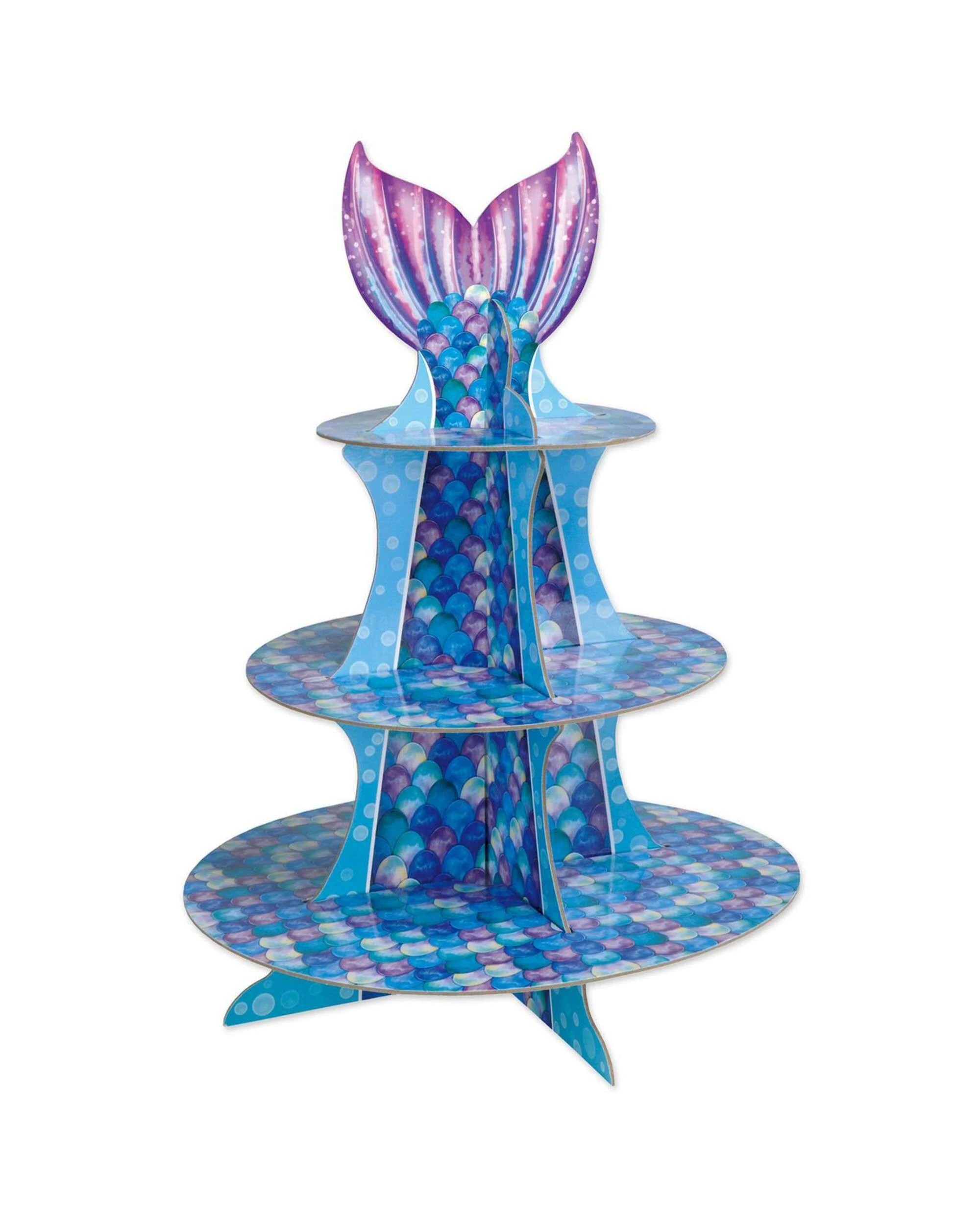 1 Beistle Mermaid Tail Cupcake Stand, 1 of 1