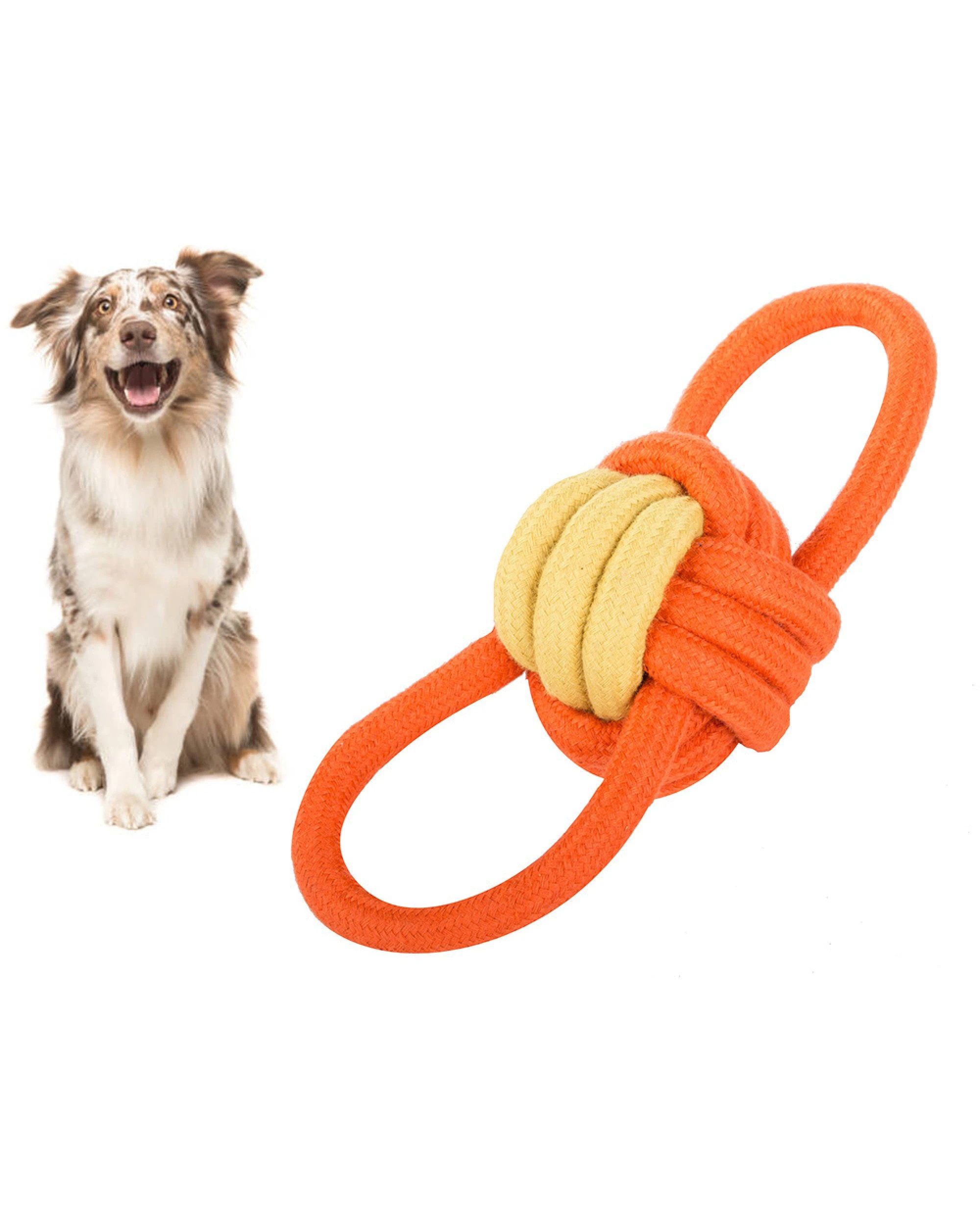 4 BR Pets Heavy Duty Rope Dog Toy for Tug of War and Chewing, 4 of 9