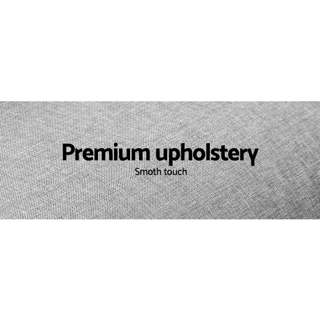 4 Artiss Sofa Bed 188cm Grey Faux Linen
 - Grey, 4 of 8