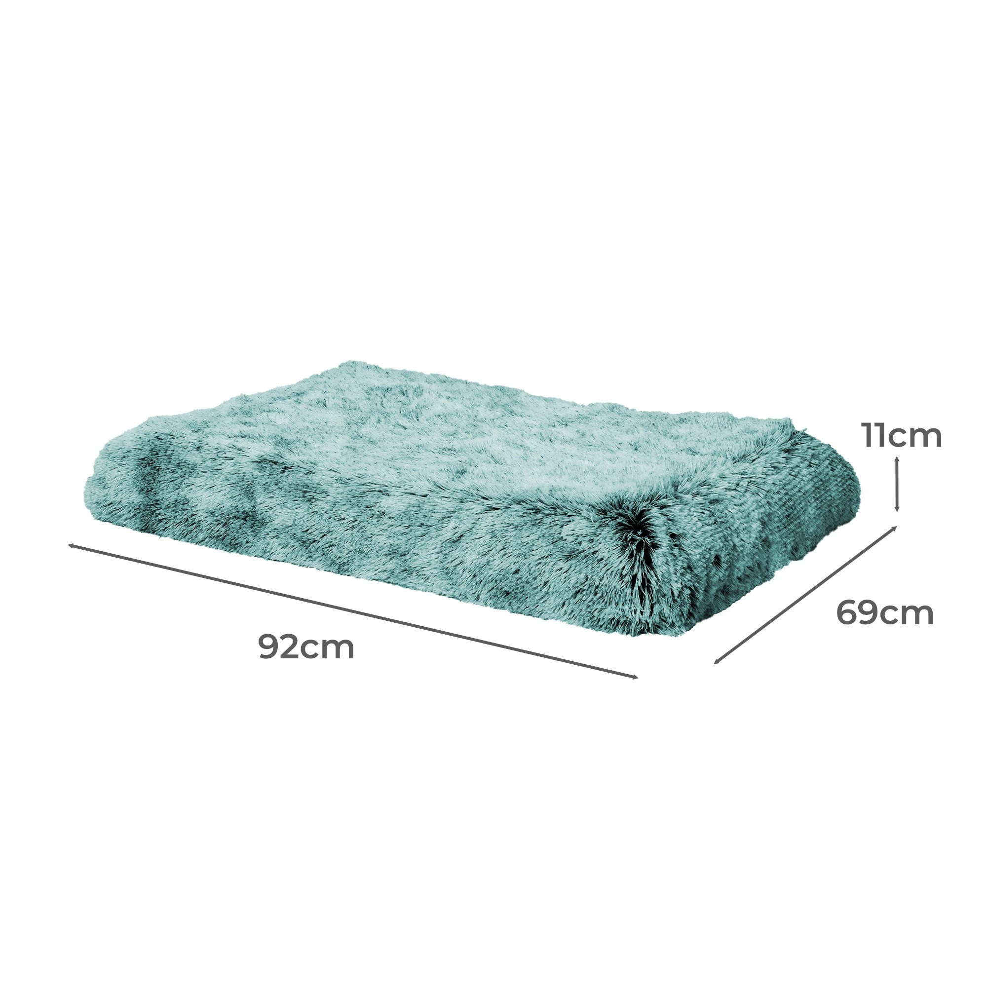 3 Pawz Memory Foam Pet Cushion Medium - Green, 3 of 5