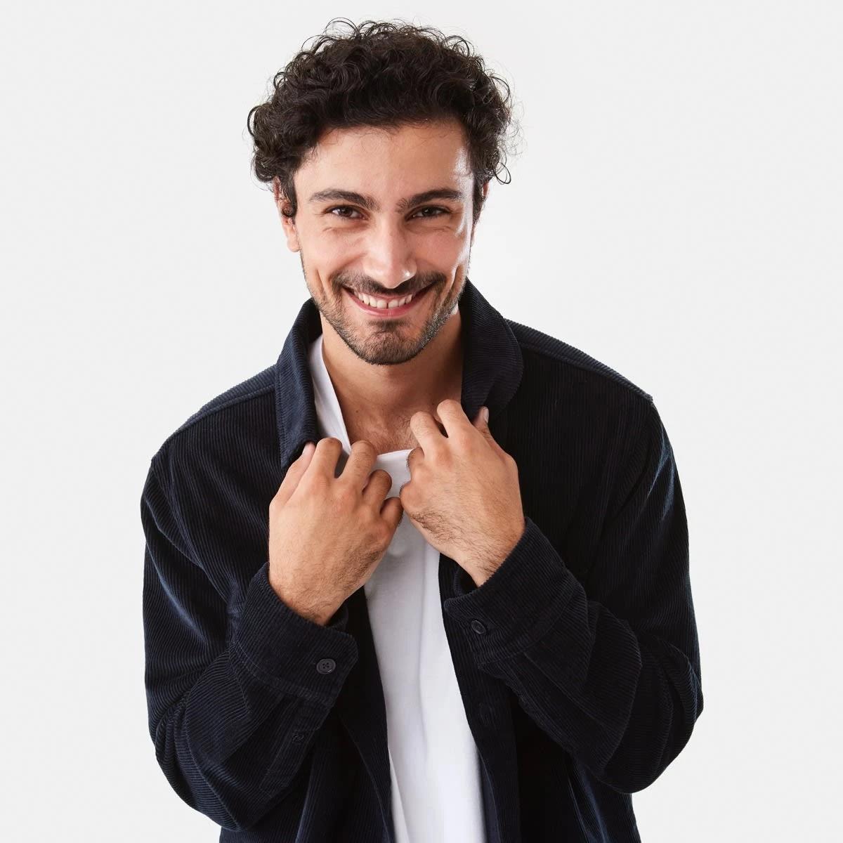 5 Long Sleeve Corduroy Overshirt Sky Cptn, 5 of 8
