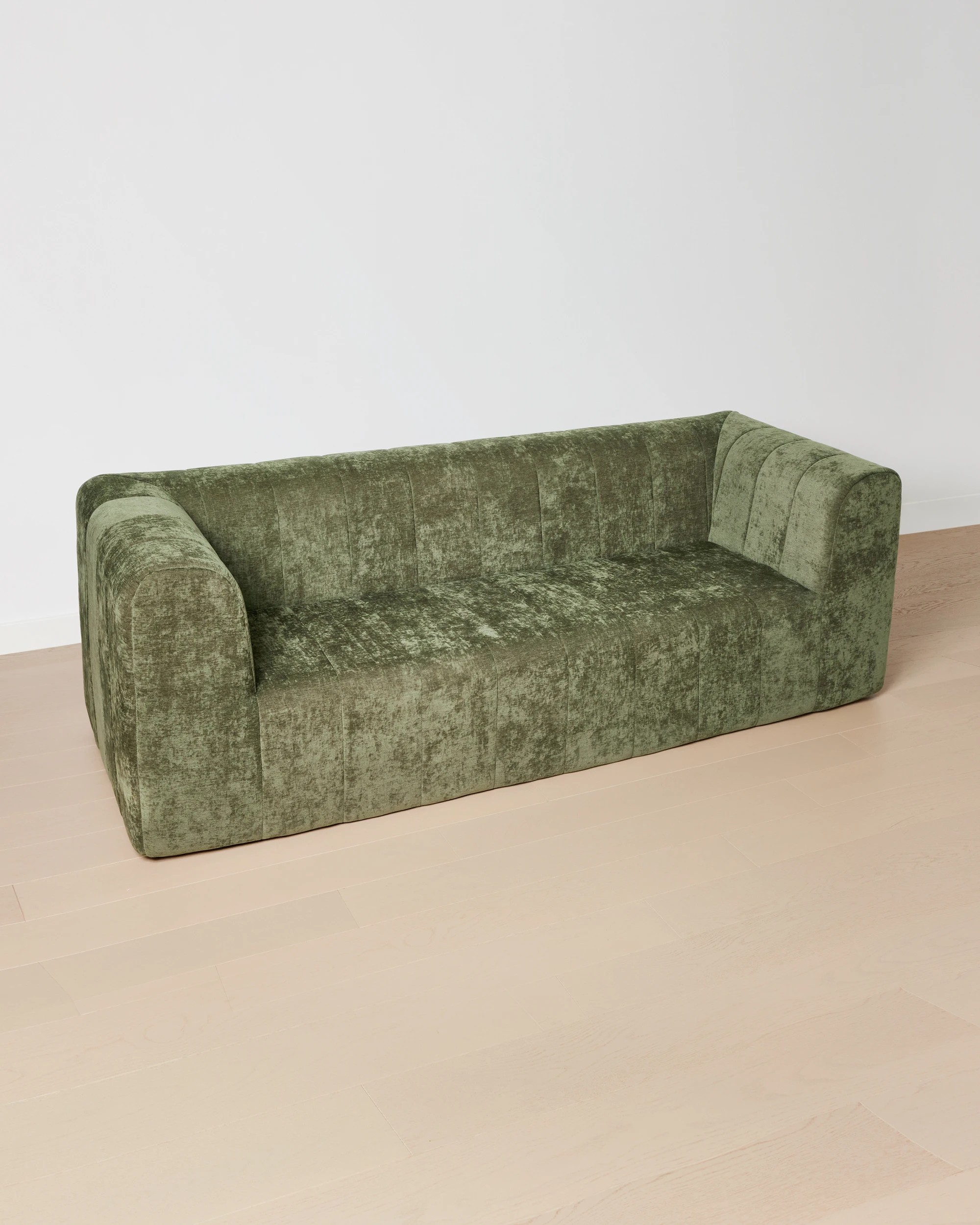4 Trove 3 Seat Compressed Sofa - Green, 4 of 9