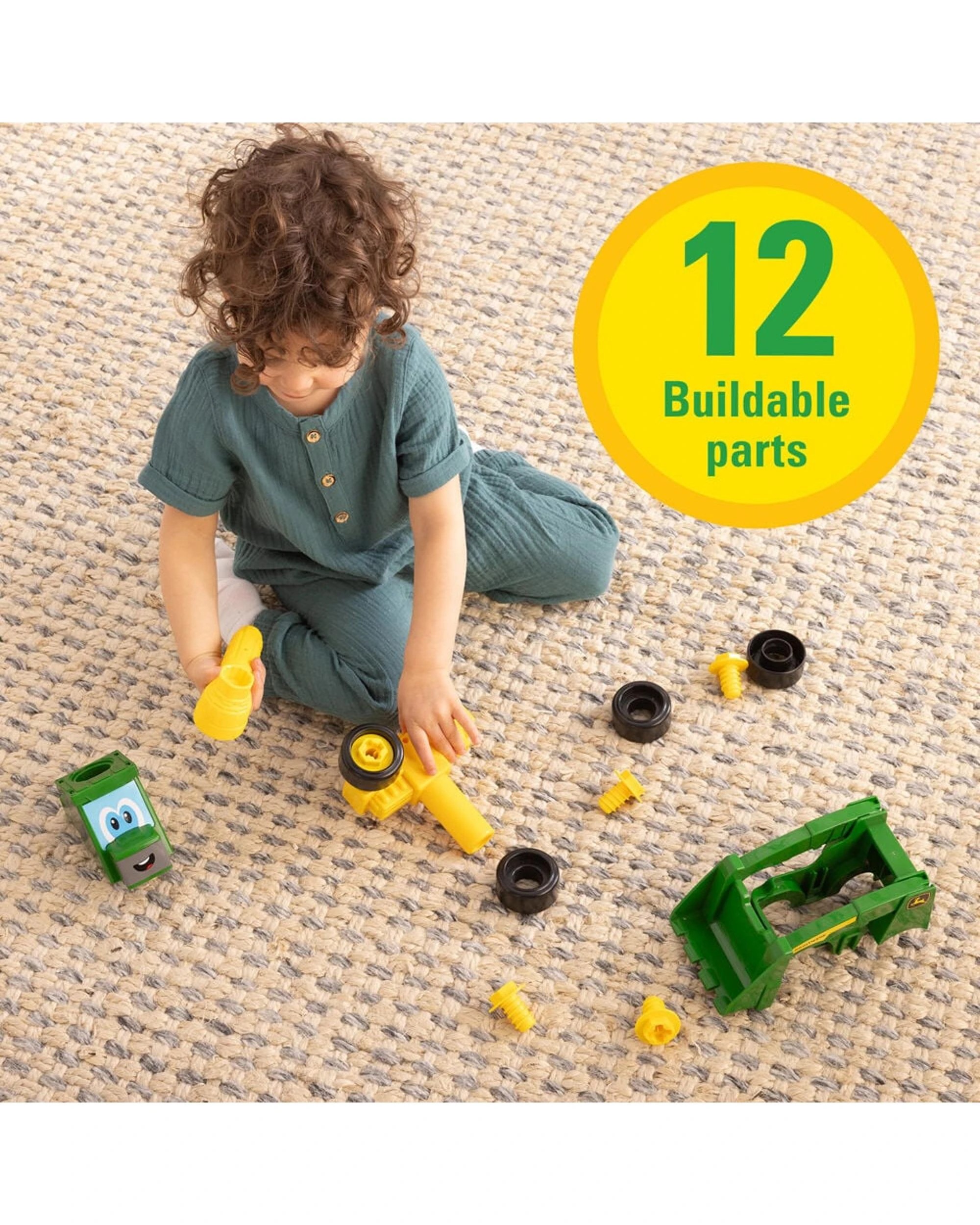 7 John Deere Build-A-Buddy Skid-Steer Toy Vehicle, 7 of 8
