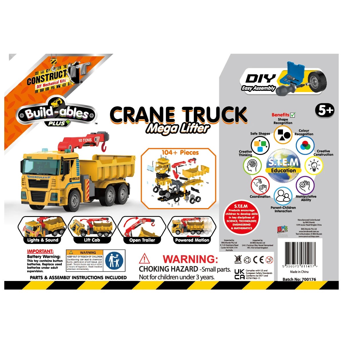 4 Construct-It Build-ables Plus - Crane Truck, Mega Lifter, 4 of 4