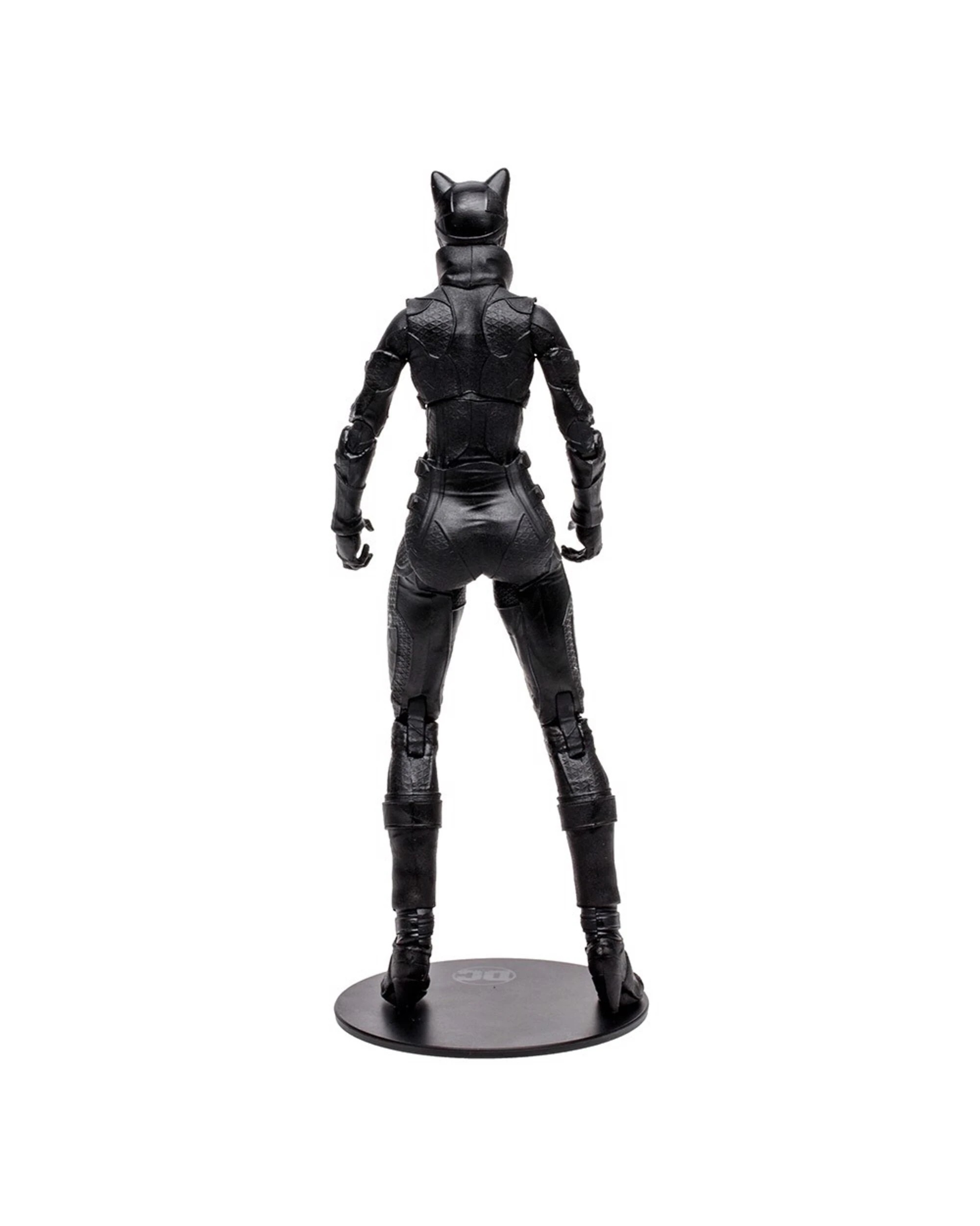 4 DC Comics - Batman: Arkham City - Catwoman 7" Action Figure (Black & White), 4 of 5