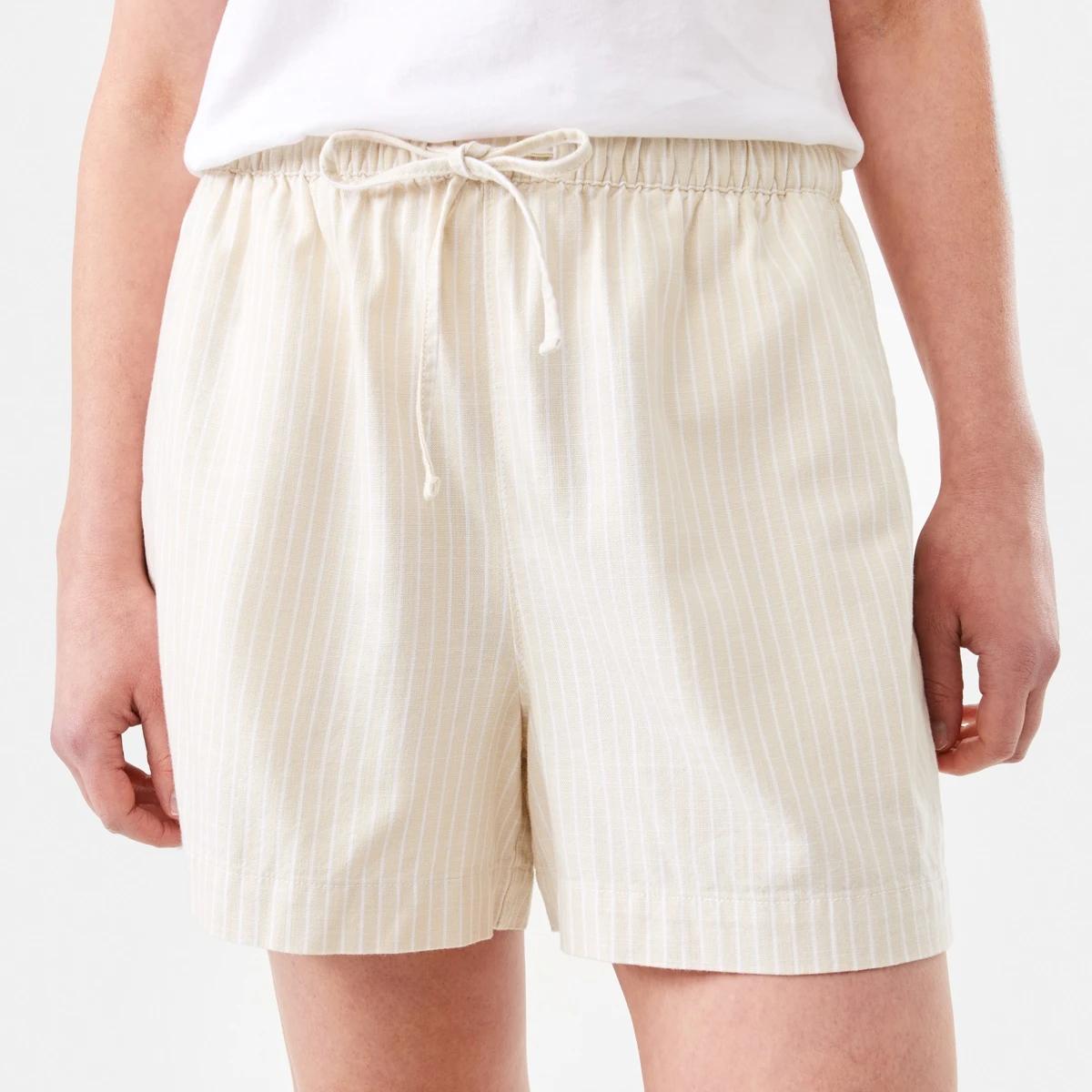 1 Tie Waist Shorts Yellow St, 1 of 6
