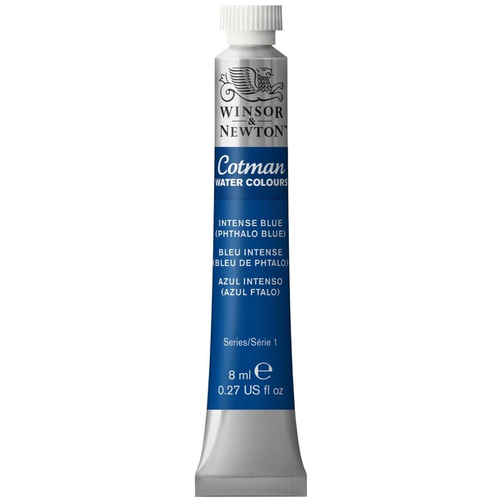 1 Winsor & Newton Cotman Watercolour 8mL Intense Blue, 1 of 1