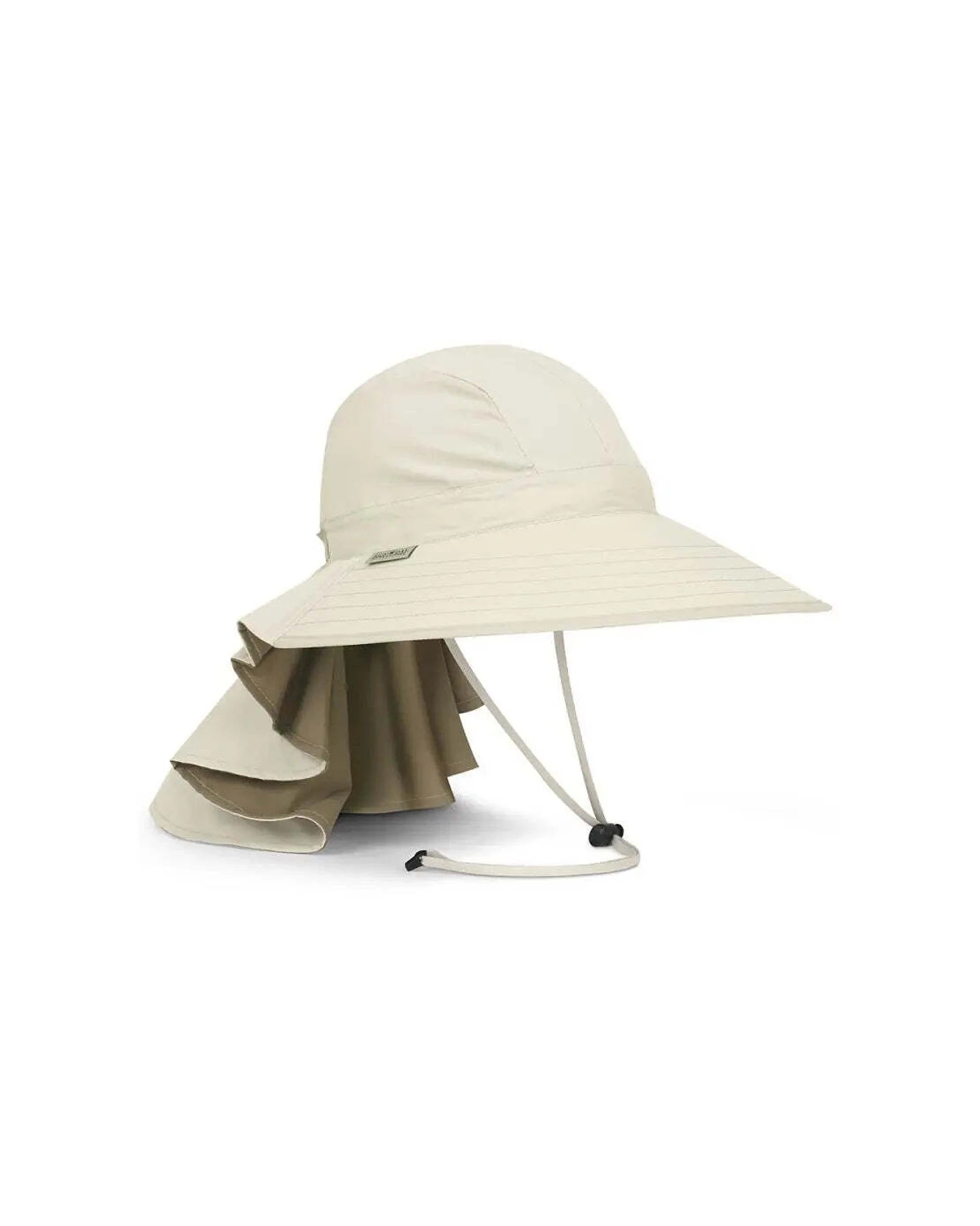1 Sunday Afternoons Sundancer Hat UPF 50+ Pleated Neck Cape Cream - White, 1 of 1