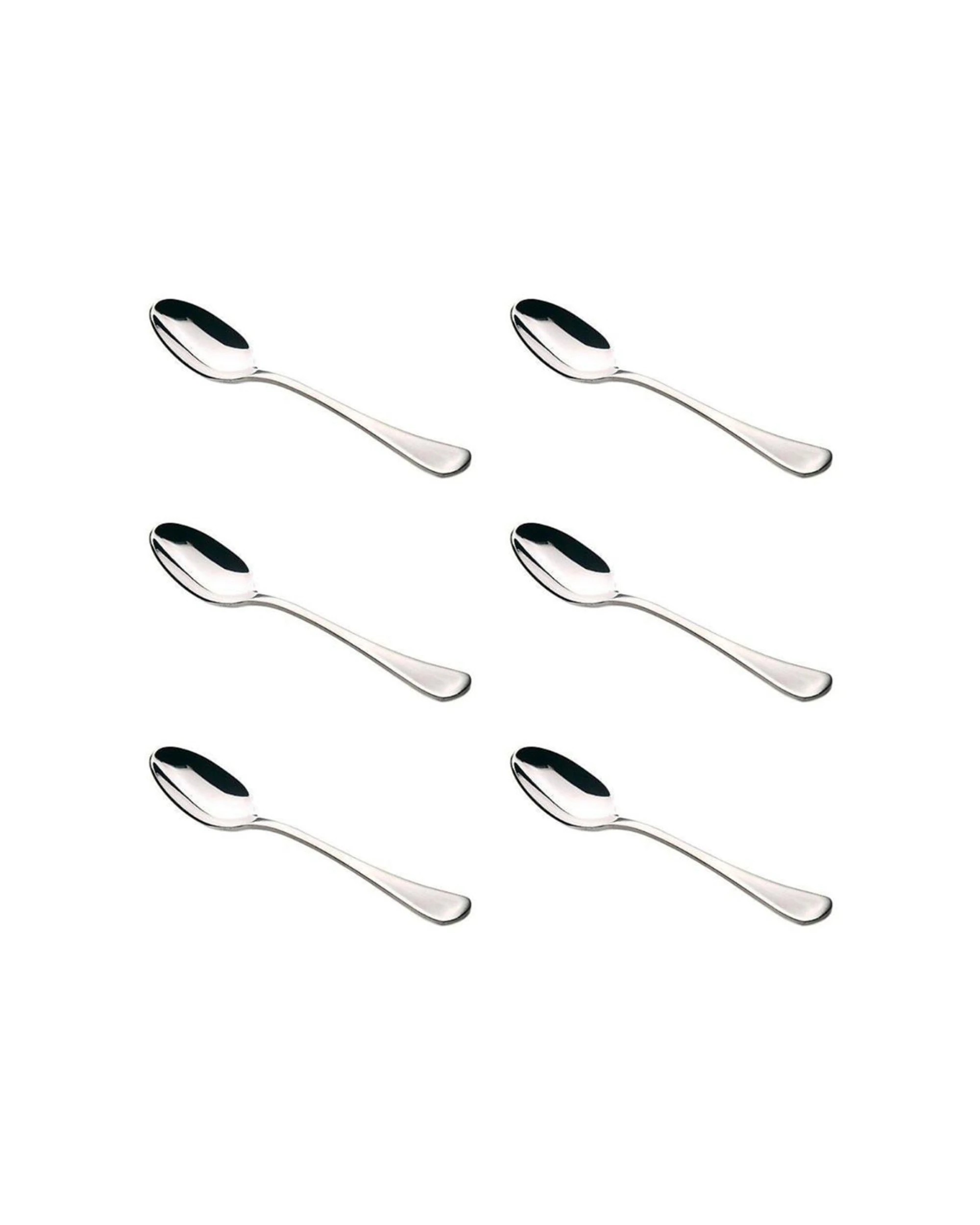 1 Maxwell & Williams 6PK Cosmopolitan Stainless Steel Dessert Spoon Cutlery - Silver, 1 of 1