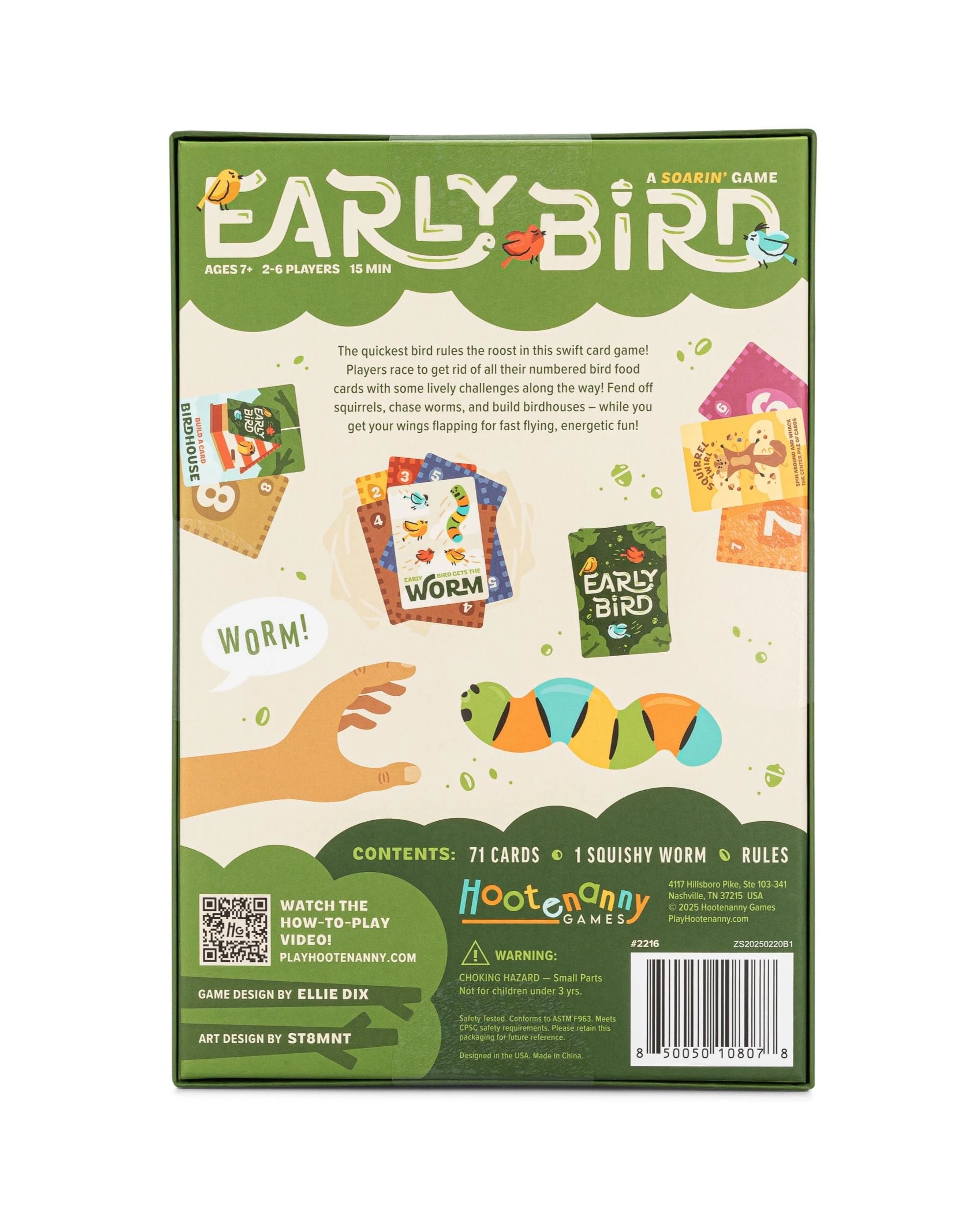 3 Early Bird Card Game, 3 of 3