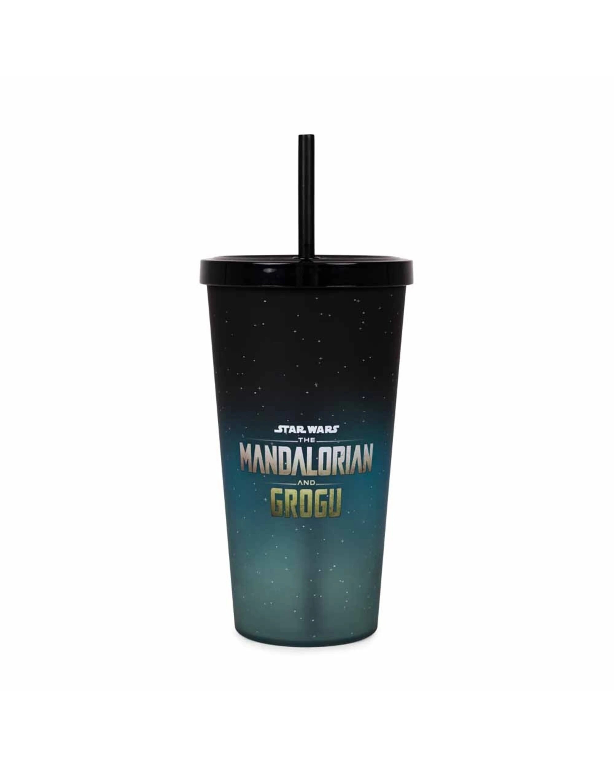 2 Star Wars - The Mandalorian - Tumbler with Straw - Black, 2 of 2