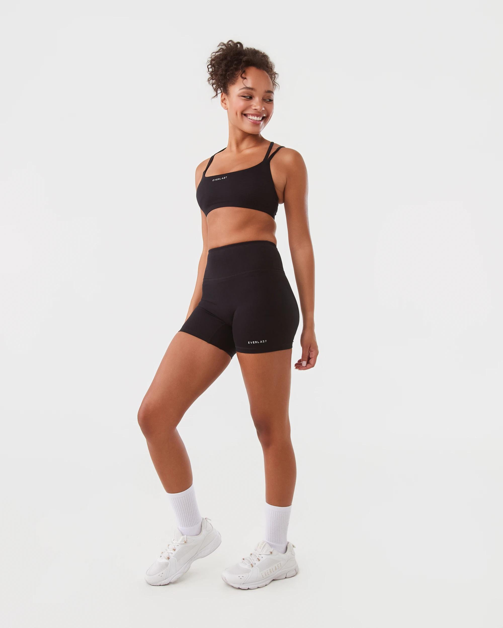 3 Everlast Womens Strappy Crop Top Black, 3 of 9