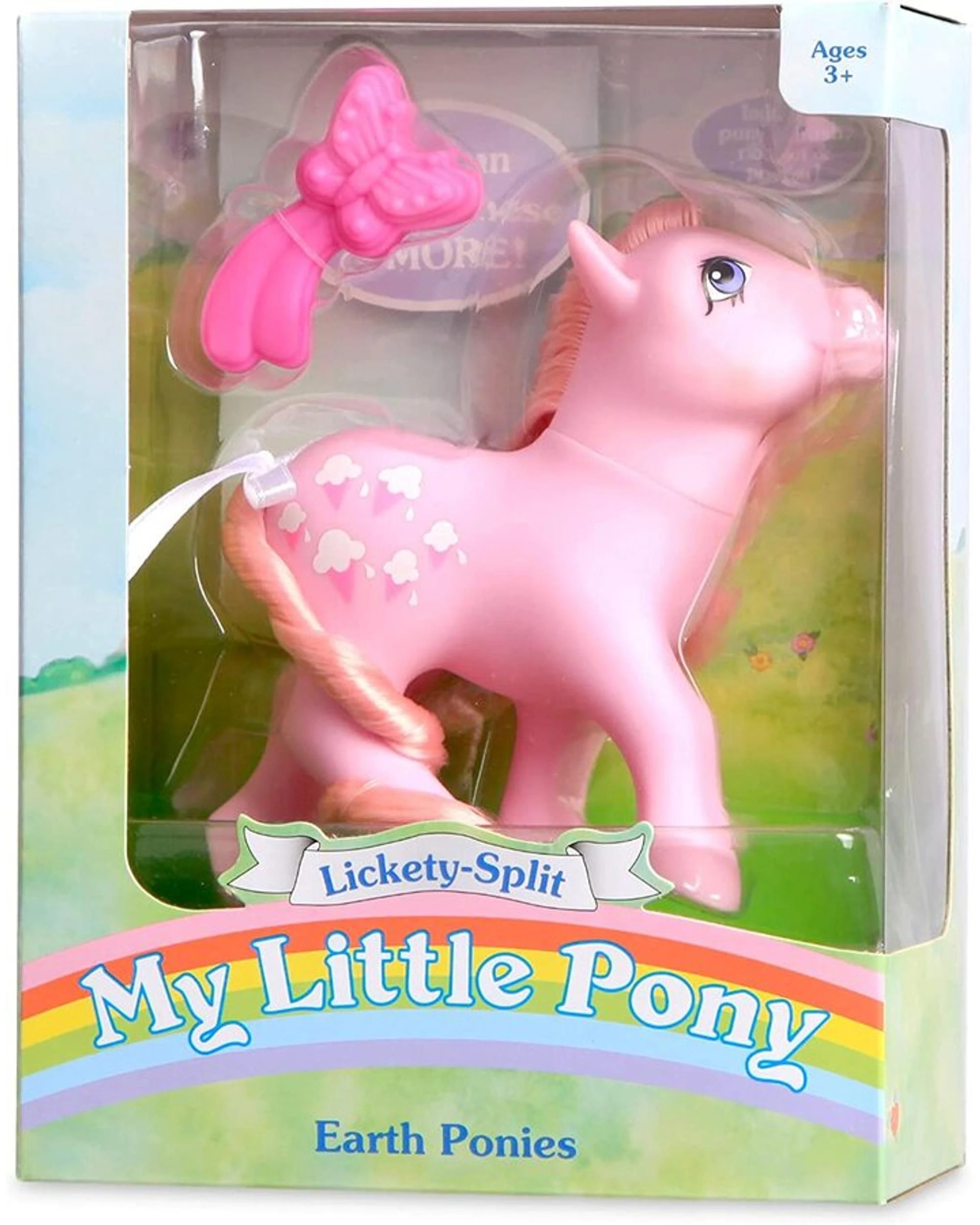 1 My Little Pony Retro Classic Earth Ponies Lickety Split Figure, 1 of 2