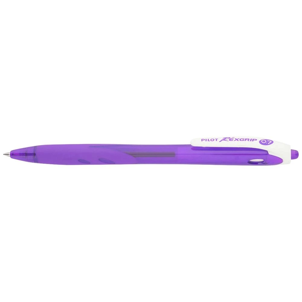 1 PILOT BegreeN Rexgrip Ballpoint Pen 0.7mm Violet, 1 of 1