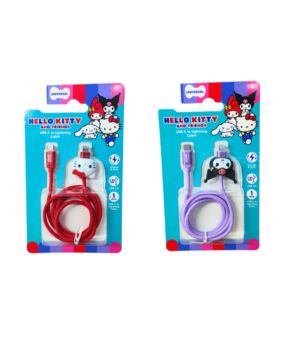 Hello Kitty and Friends Lightning Cable - Assorted