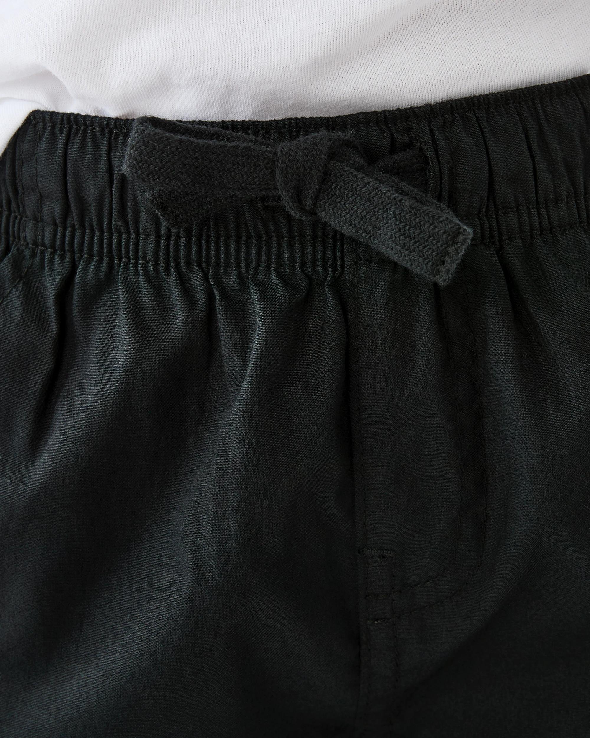 3 Poplin Shorts Black, 3 of 6