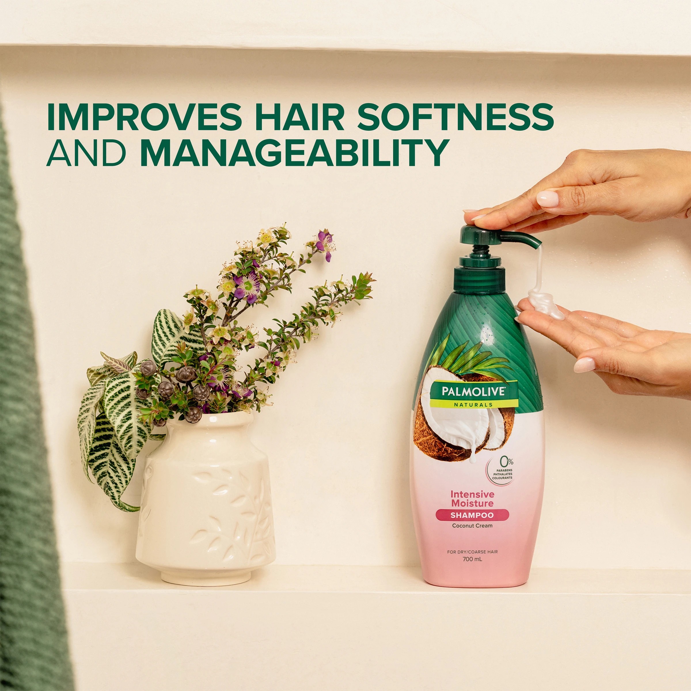 8 Palmolive Naturals Intensive Moisture Shampoo 700ml - Coconut Cream, 8 of 9