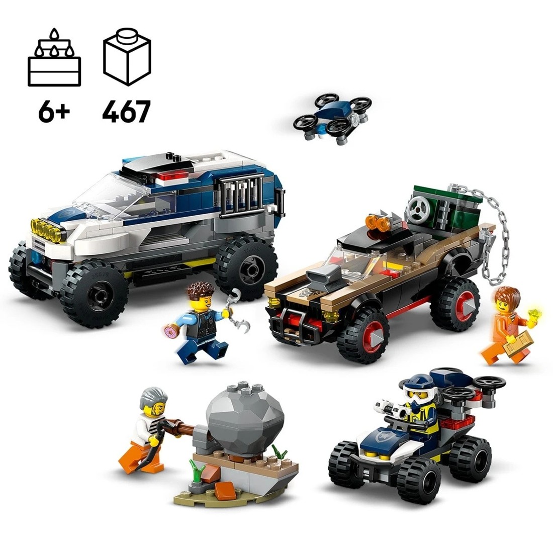 9 LEGO City Off-Road Police Car Chase 60449, 9 of 10