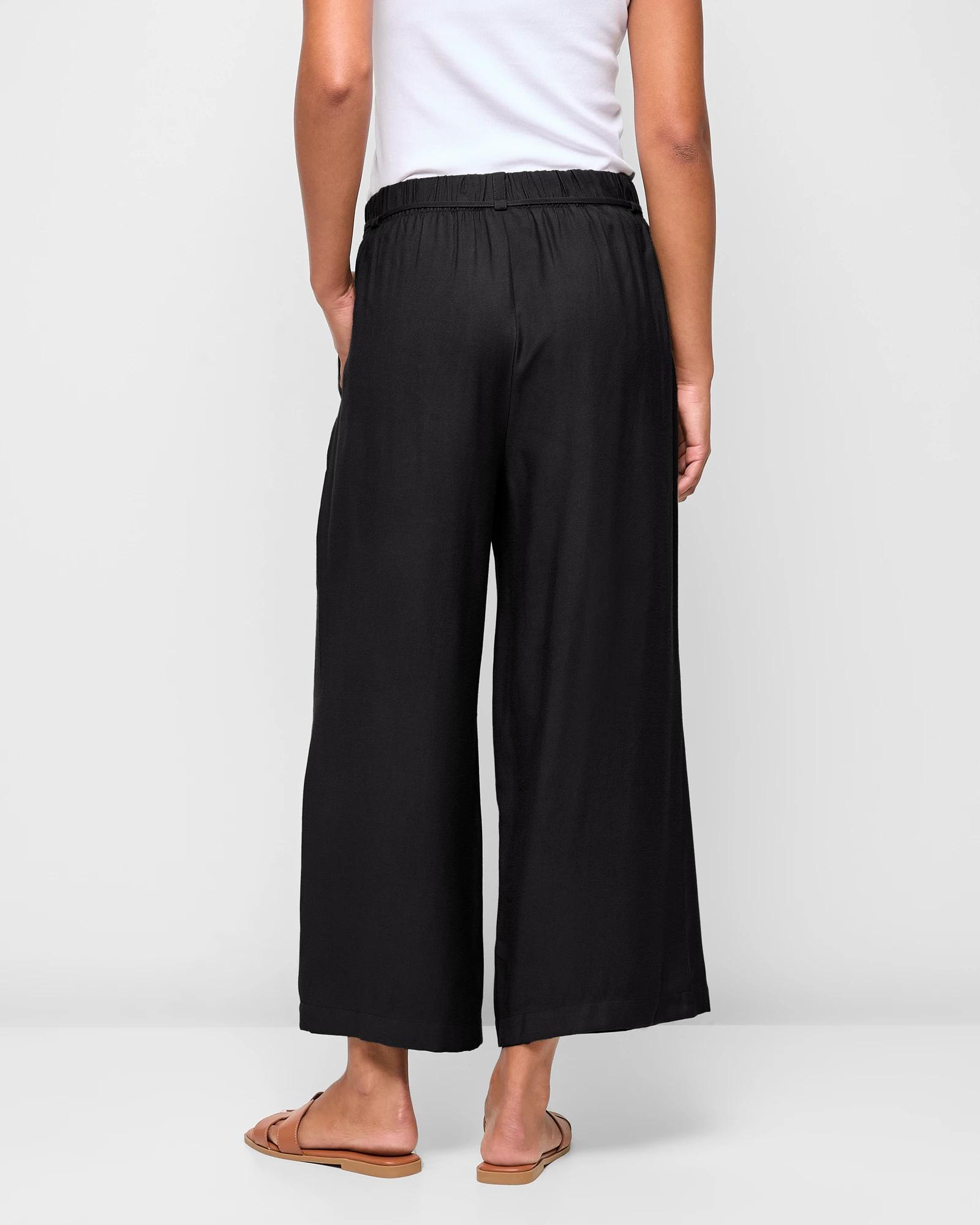 4 Target Soft Wide Leg Pants BLACK, 4 of 5