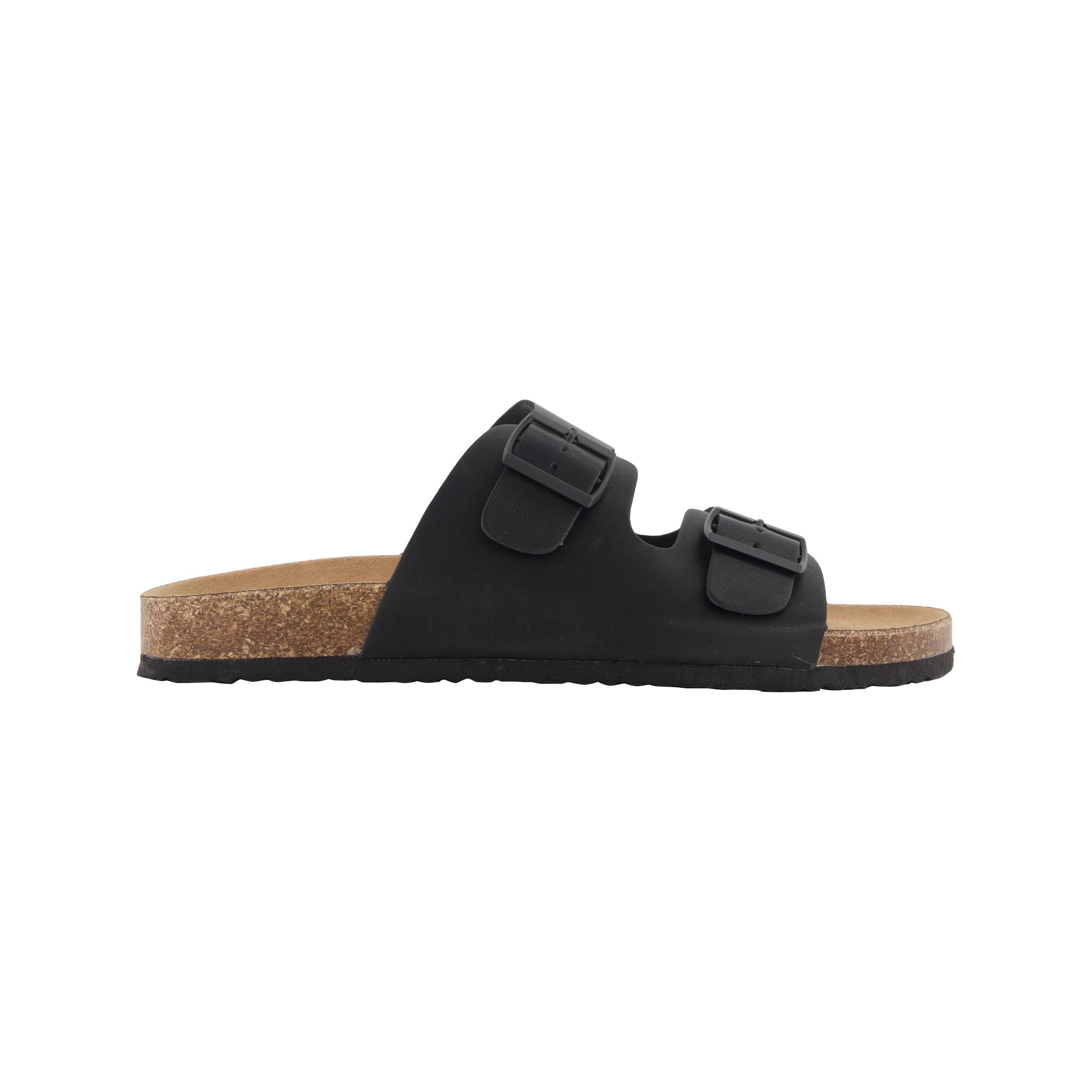 1 Double Buckle Sandals Black, 1 of 3