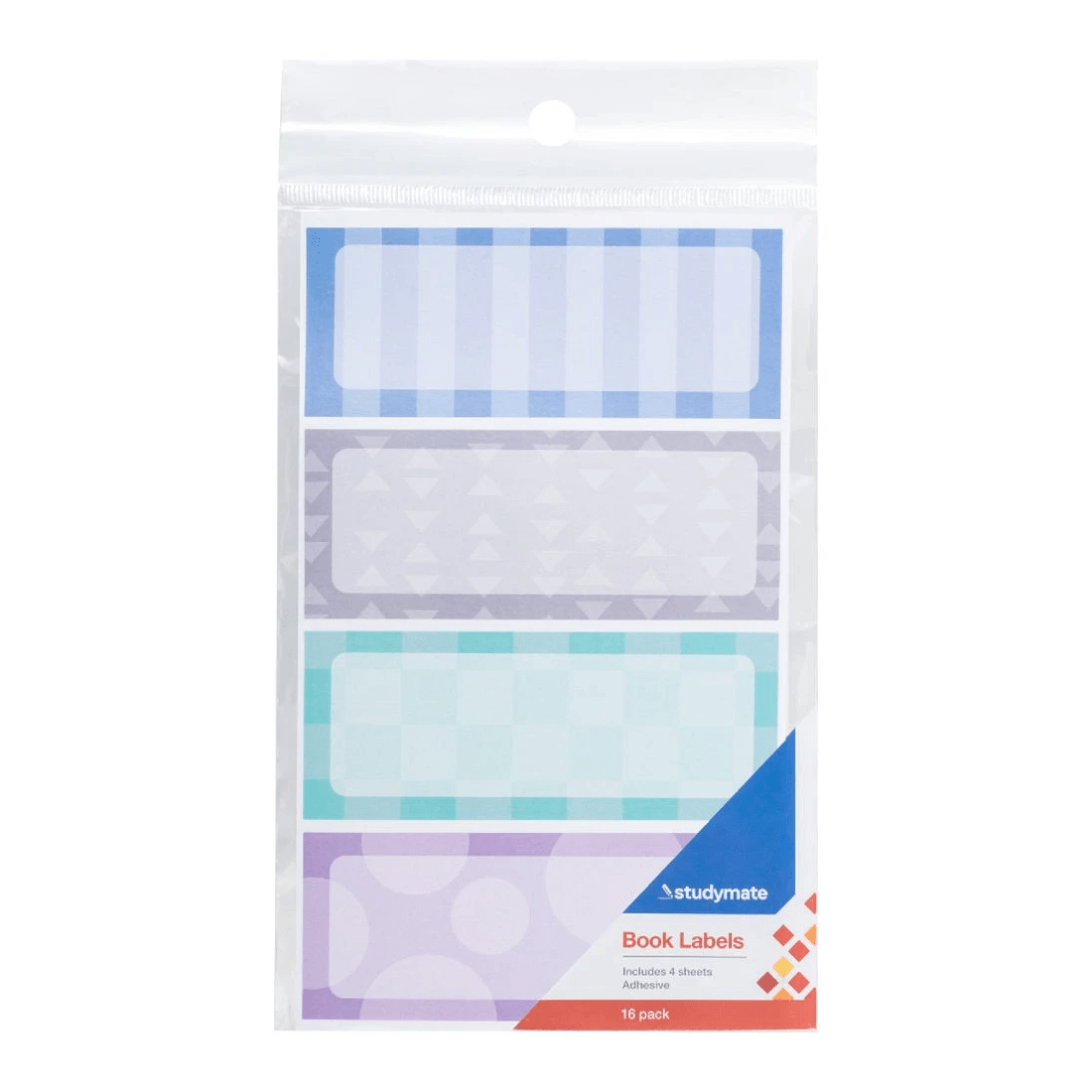 1 Studymate Book Labels 16 Pack, 1 of 4