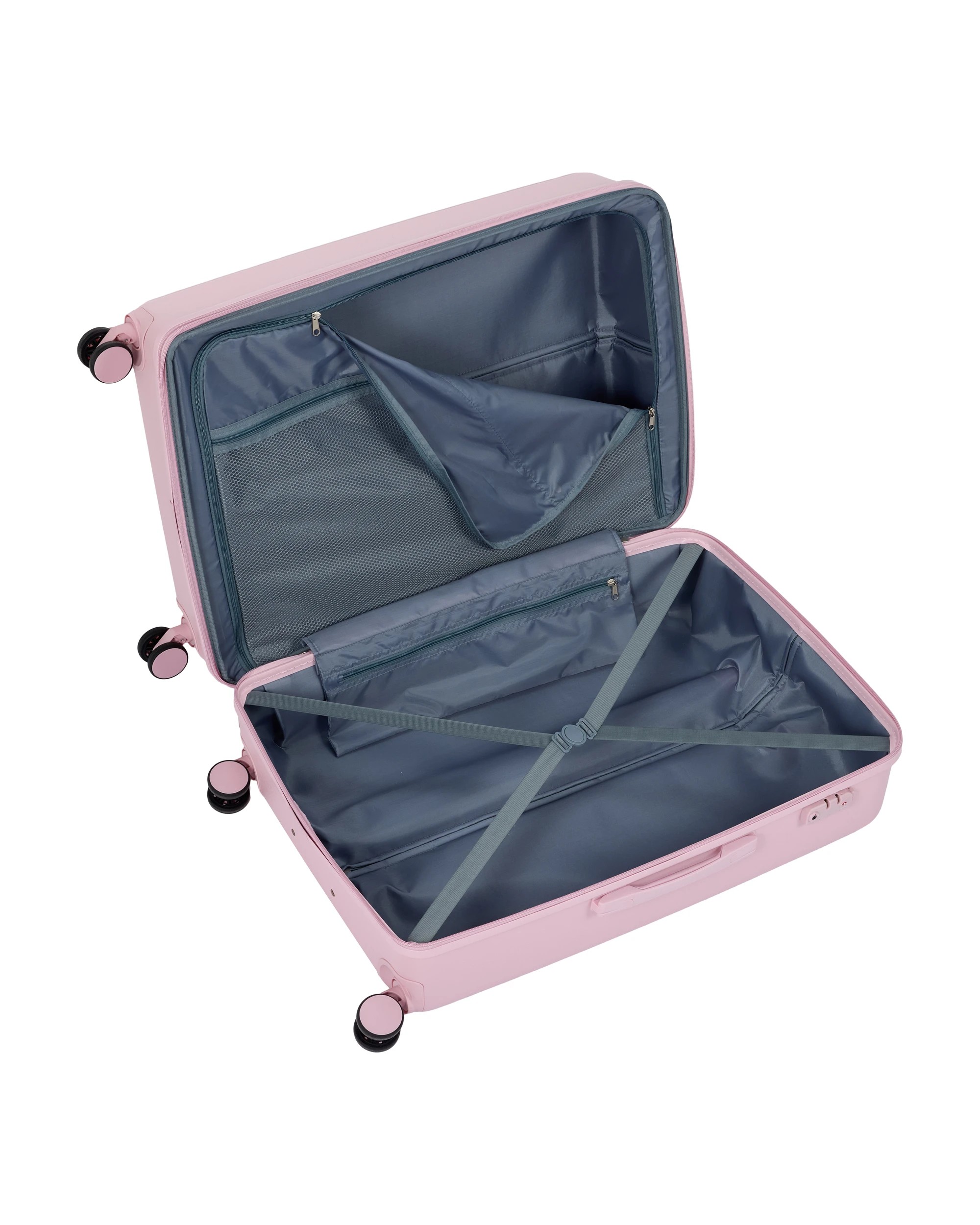 3 71cm Albany Hard Case 4 Wheels - Blush, 3 of 8