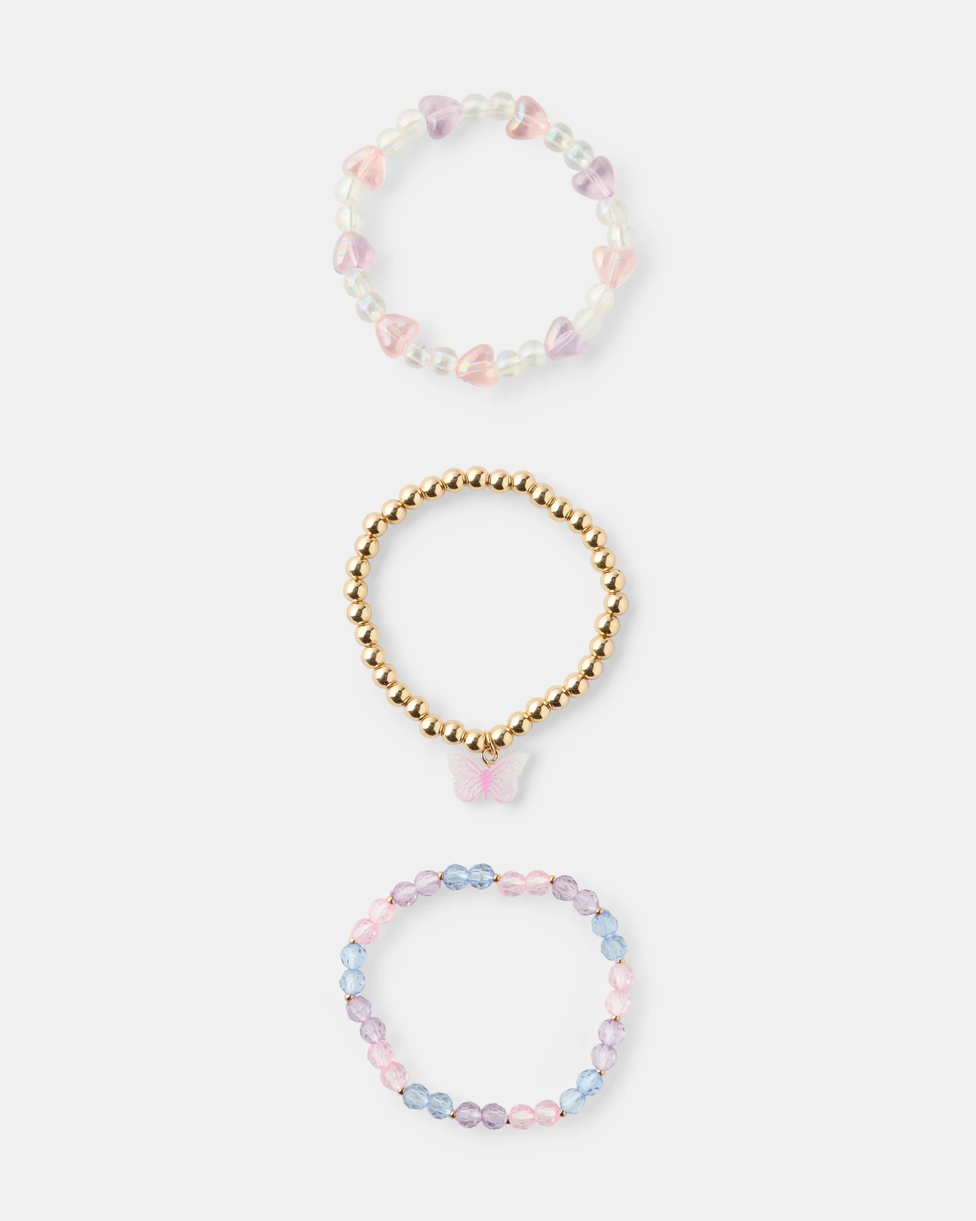 1 3 Pack Butterfly Bracelets, 1 of 5